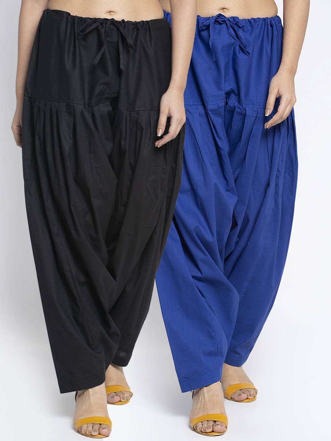     			Nios Fashion Pack of 2 Cotton Women's Patiala ( Multicolor )