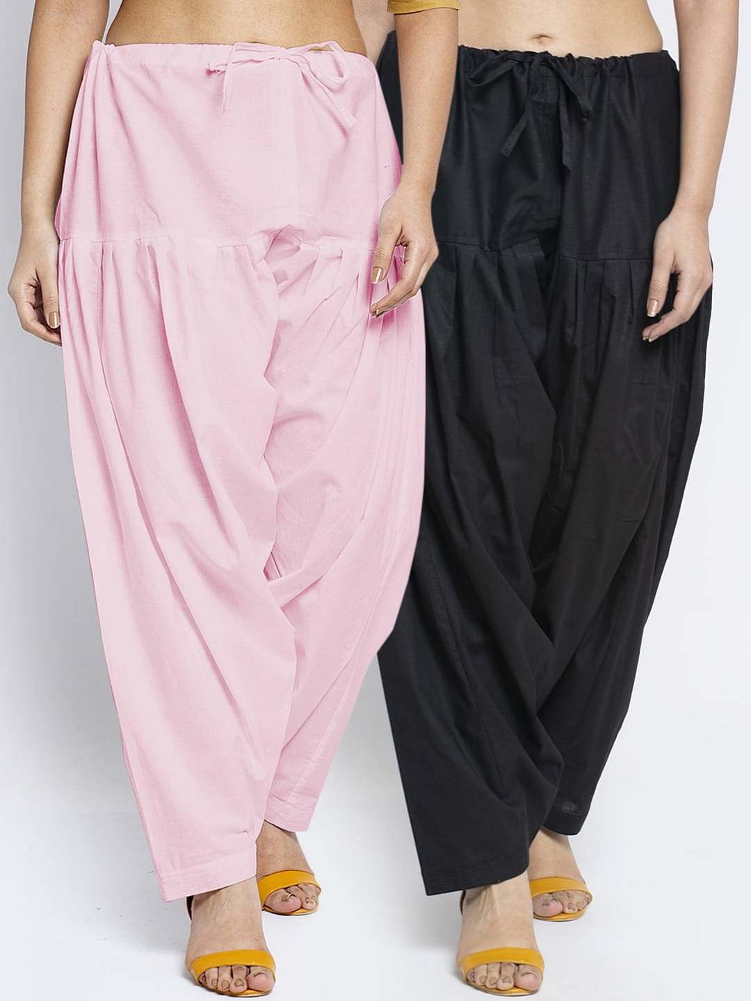     			Nios Fashion Pack of 2 Cotton Women's Patiala ( Multicolor )