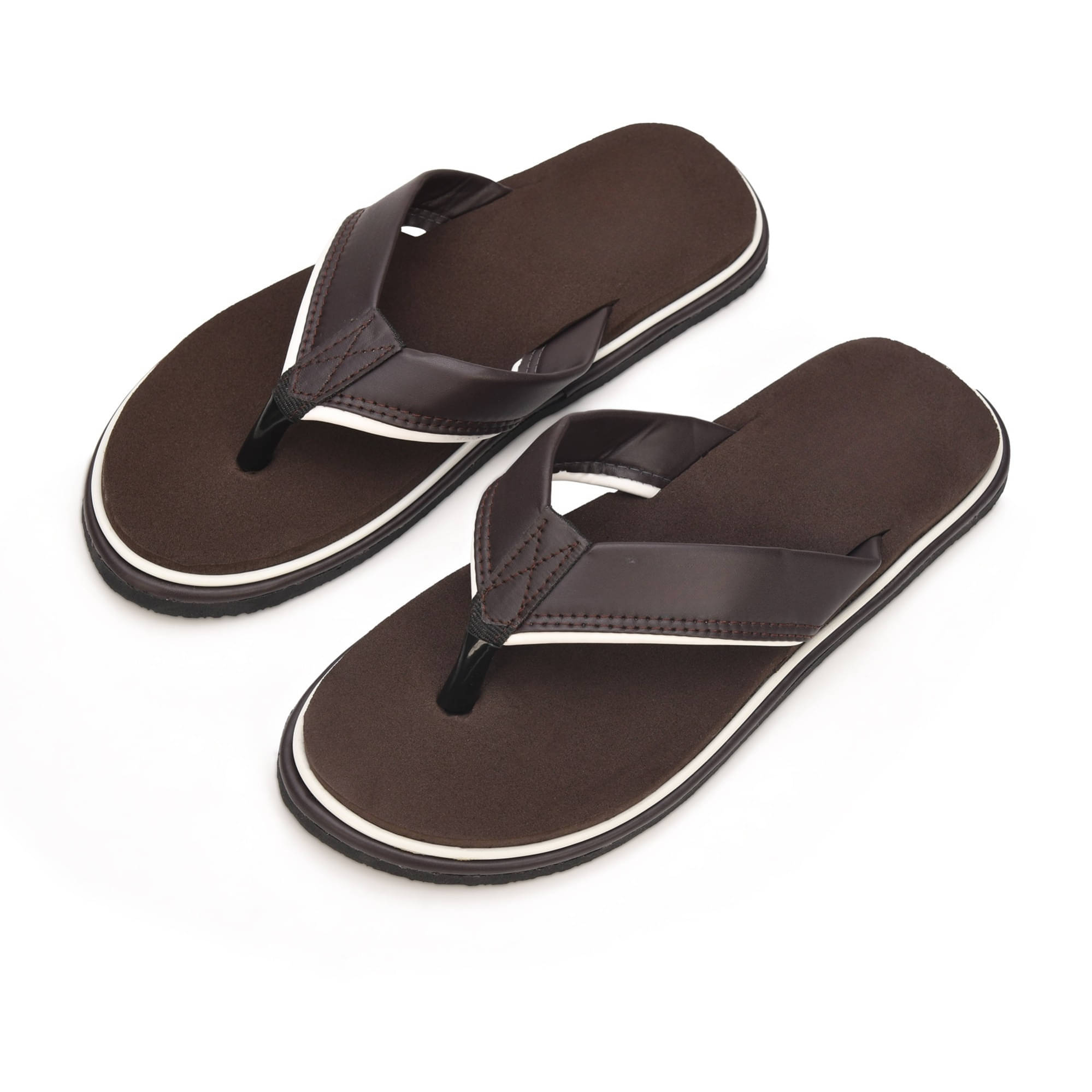     			STEPHORN Brown Men's Thong Flip Flop