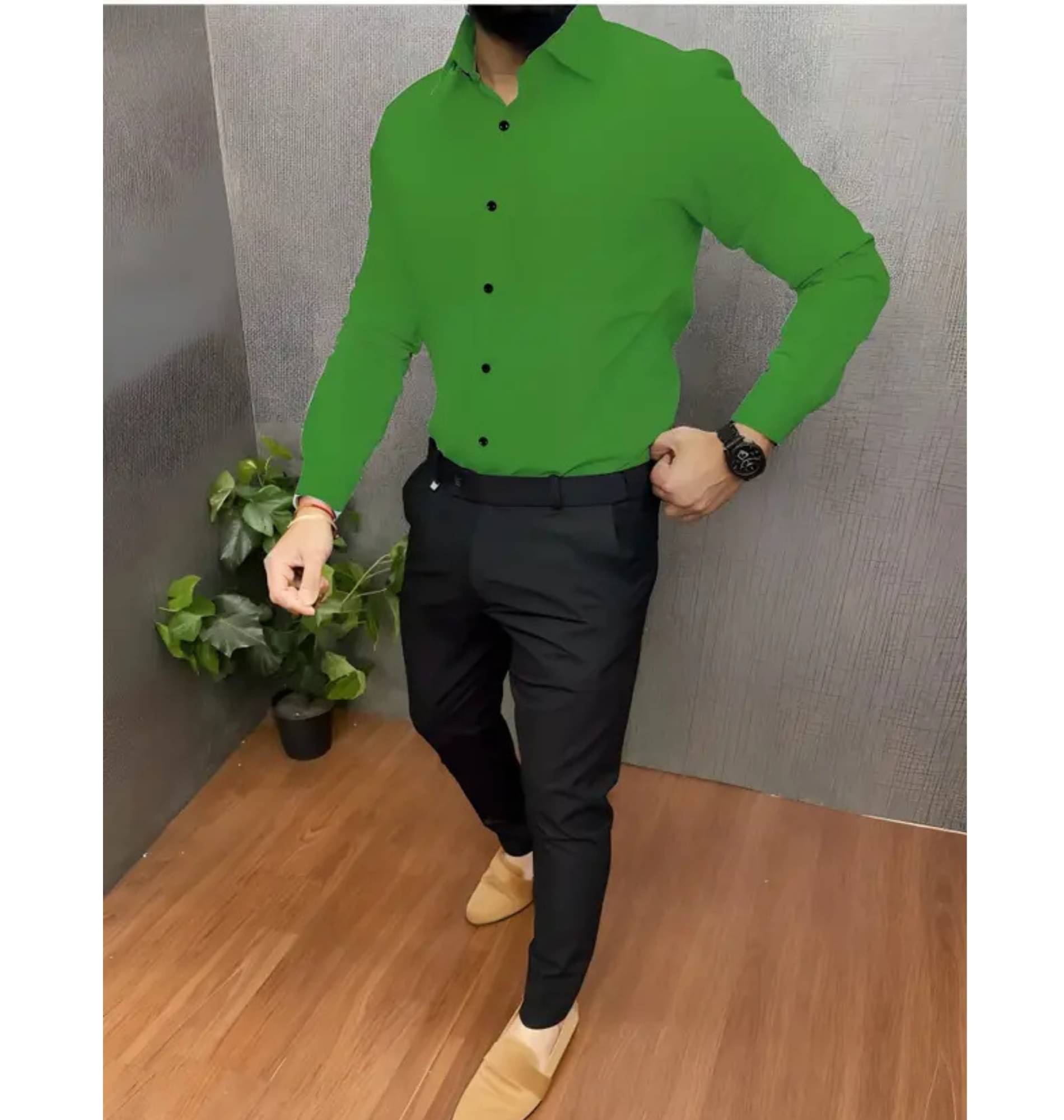 Shiv Sales Fluorescent Green Cotton Blend Regular Fit Men's Tracksuit ( Pack of 1 )     			Shiv Sales Fluorescent Green Cotton Blend Regular Fit Men's Tracksuit ( Pack of 1 )