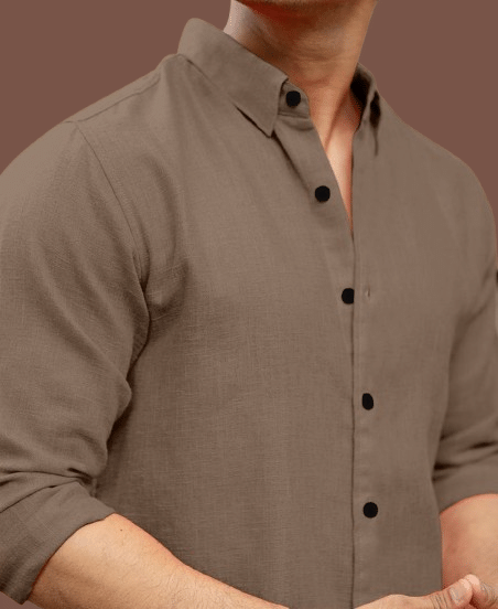 Silver Linen Regular Fit Solids Full Sleeves Men's Casual Shirt - Cream ( Pack of 1 ) Silver Linen Regular Fit Solids Full Sleeves Men's Casual Shirt - Cream ( Pack of 1 )