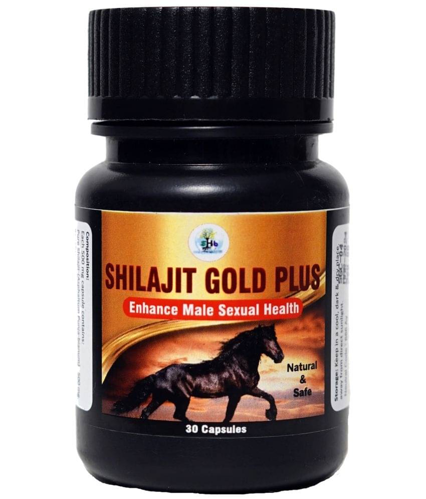 Sri Herbasia Shilajit Gold plus with Ayurvedic Supplement 30 Capsules pack of 1 Sri Herbasia Shilajit Gold plus with Ayurvedic Supplement 30 Capsules pack of 1