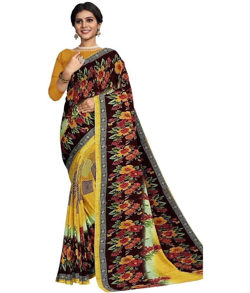 Suali Cotton Silk Colorblock Saree With Unstitched Blouse Piece ( Mustard ) Suali Cotton Silk Colorblock Saree With Unstitched Blouse Piece ( Mustard )