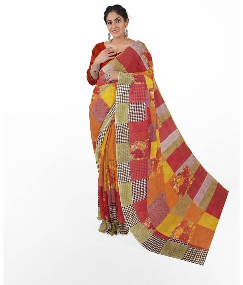 Suali Net Cut Outs Saree With Unstitched Blouse Piece ( Blue ) Suali Net Cut Outs Saree With Unstitched Blouse Piece ( Blue )