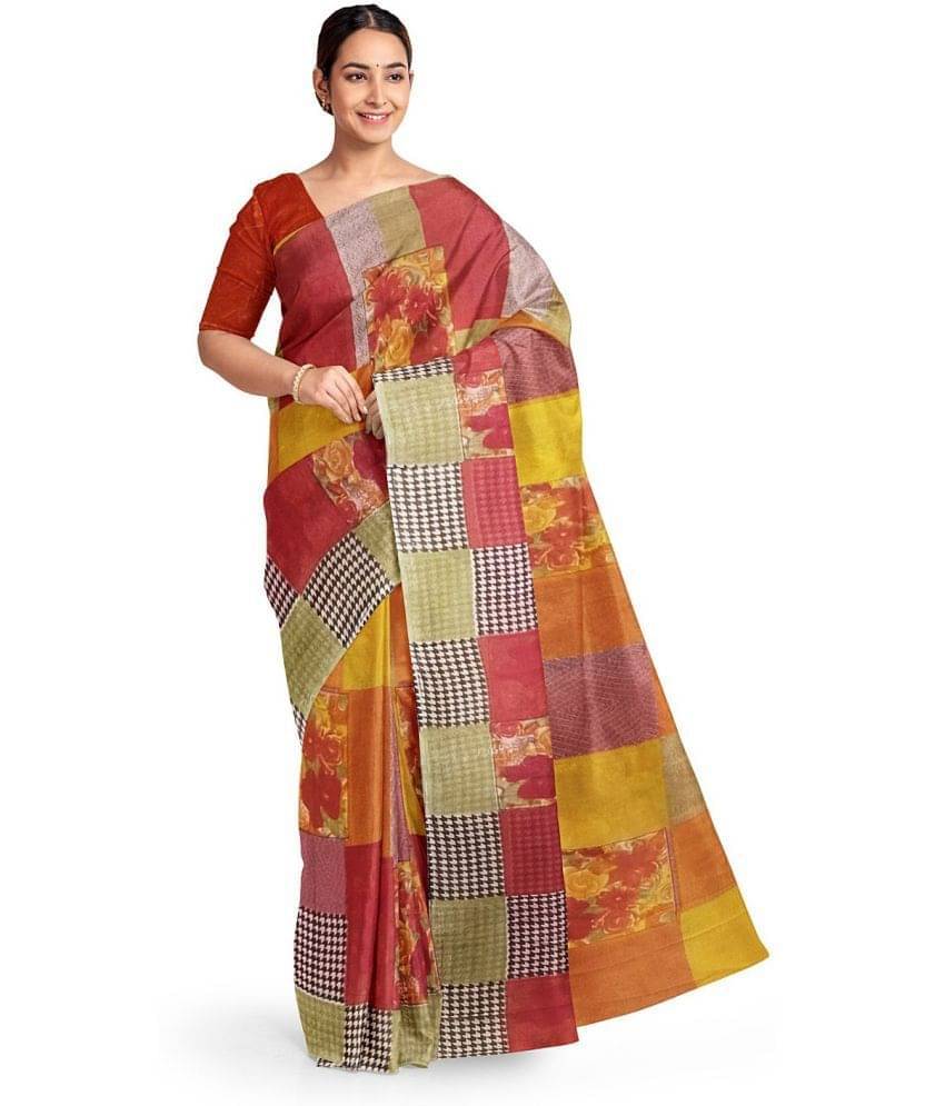 Suali Net Cut Outs Saree With Unstitched Blouse Piece ( Green ) Suali Net Cut Outs Saree With Unstitched Blouse Piece ( Green )