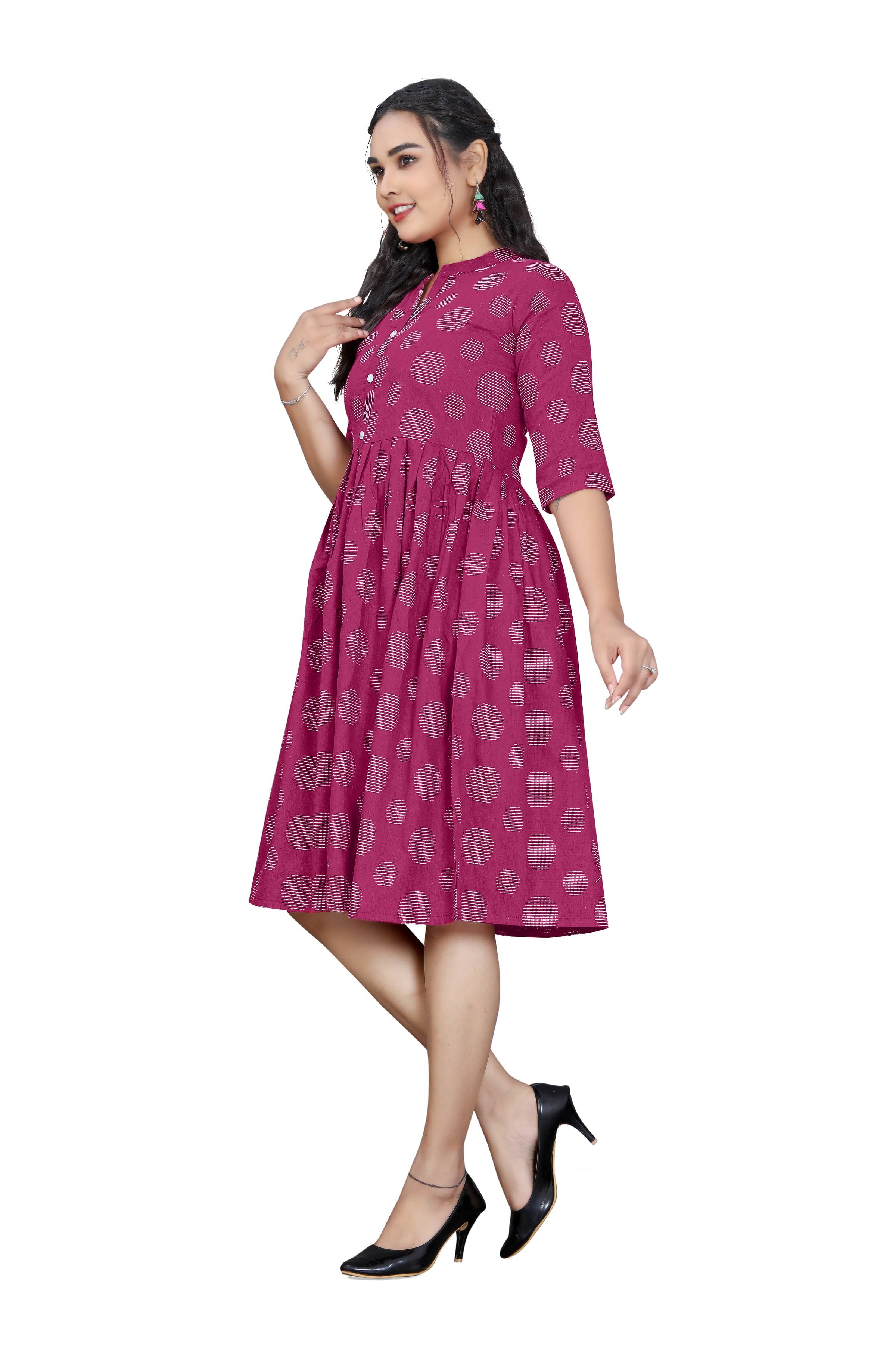 TEXPA FASHION Women Cotton Striped Anarkali Kurti ( Multicolor ) TEXPA FASHION Women Cotton Striped Anarkali Kurti ( Multicolor )
