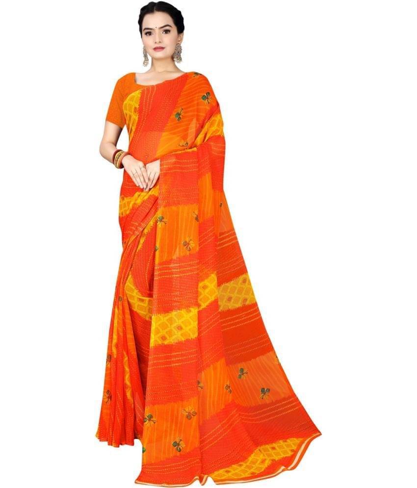 YUGAVEERAA Cotton Silk Applique Saree With Unstitched Blouse Piece ( Gold ) YUGAVEERAA Cotton Silk Applique Saree With Unstitched Blouse Piece ( Gold )