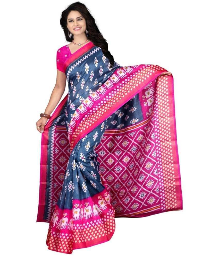     			YUGAVEERAA Cotton Silk Applique Saree With Unstitched Blouse Piece ( Red )