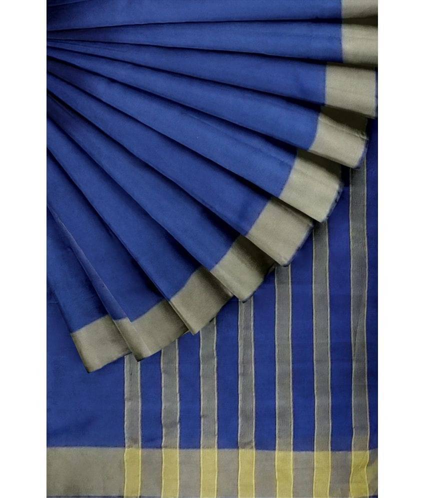 YUGAVEERAA Cotton Silk Self Design Saree With Unstitched Blouse Piece ( Grey ) YUGAVEERAA Cotton Silk Self Design Saree With Unstitched Blouse Piece ( Grey )