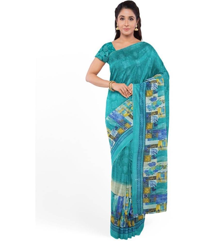     			YUGAVEERAA Cotton Silk Solid Saree With Unstitched Blouse Piece ( Purple )