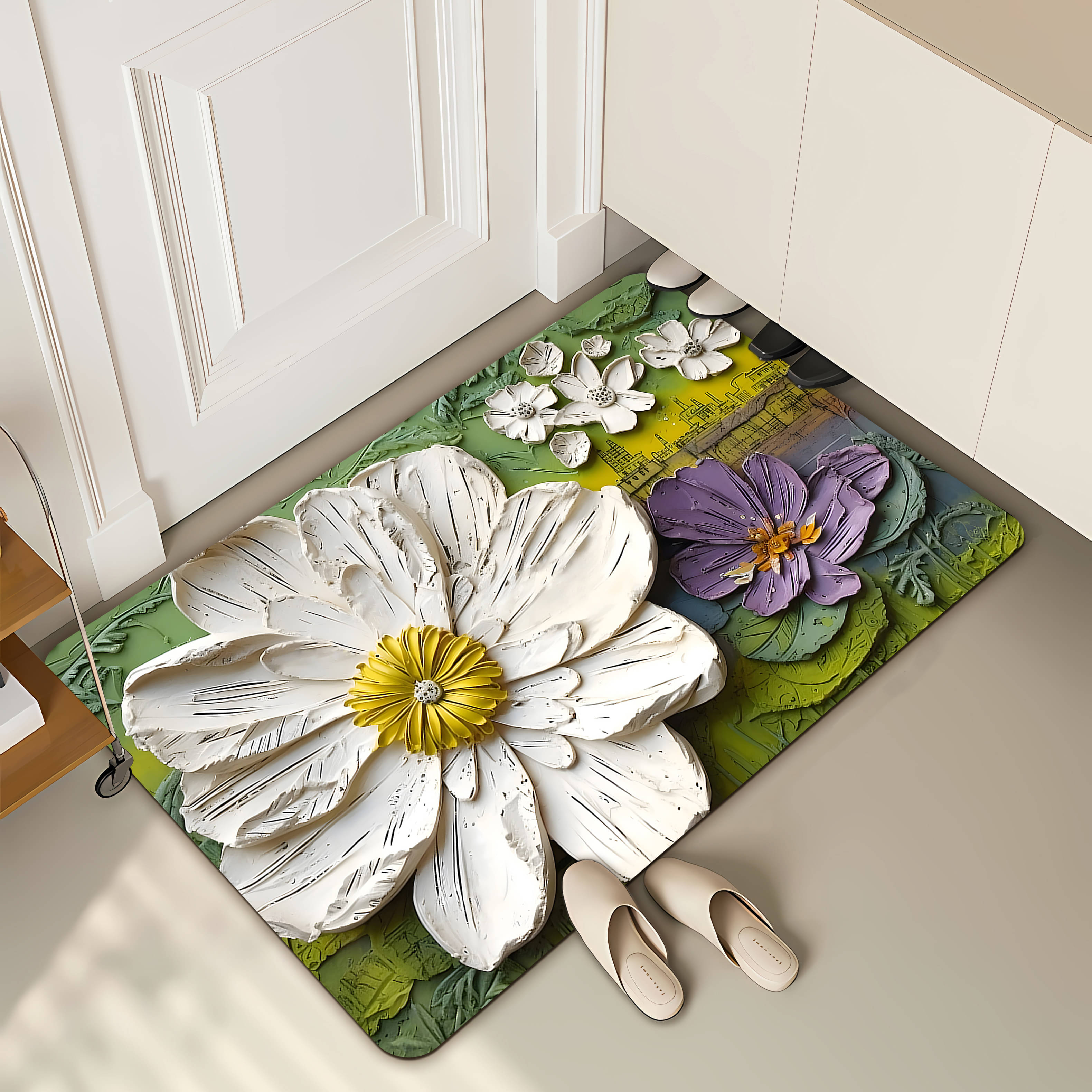     			mahek accessories Set of 1 Anti-skid Rubber Door Mat ( 60 X 40 cm ) Multi