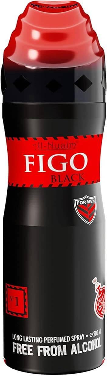     			Al-Nuaim AL_NUAIM_DEO_FIGO_BLACK_PACK_OF_1(200M Deodorant Spray for Unisex 100 ml ( Pack of 1 )