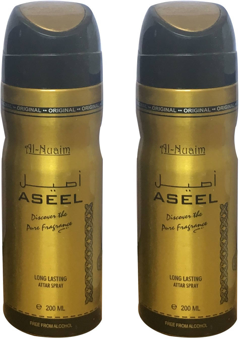    			Al-Nuaim ASEEL  (PACK OF 2) Deodorant Spray for Unisex 100 ml ( Pack of 2 )