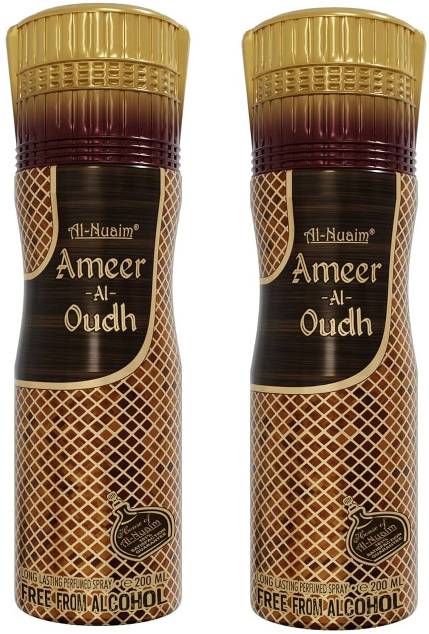     			Al-Nuaim Ameer Al Oudh Alcohol Free Deodorant Deodorant Spray for Unisex 100 ml ( Pack of 2 )