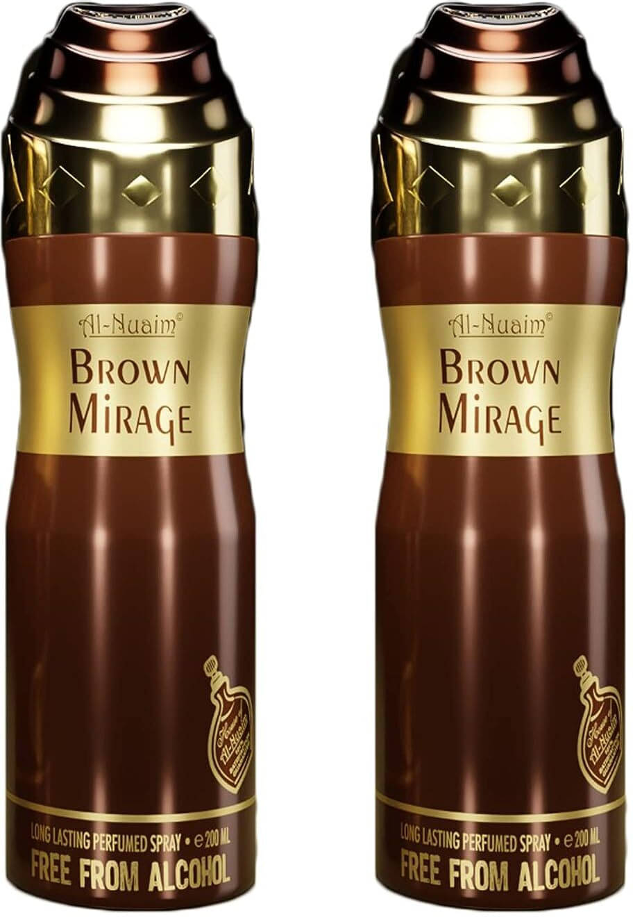     			Al-Nuaim Brown Mirage Alcohol Free Deodorant Deodorant Spray for Unisex 100 ml ( Pack of 2 )