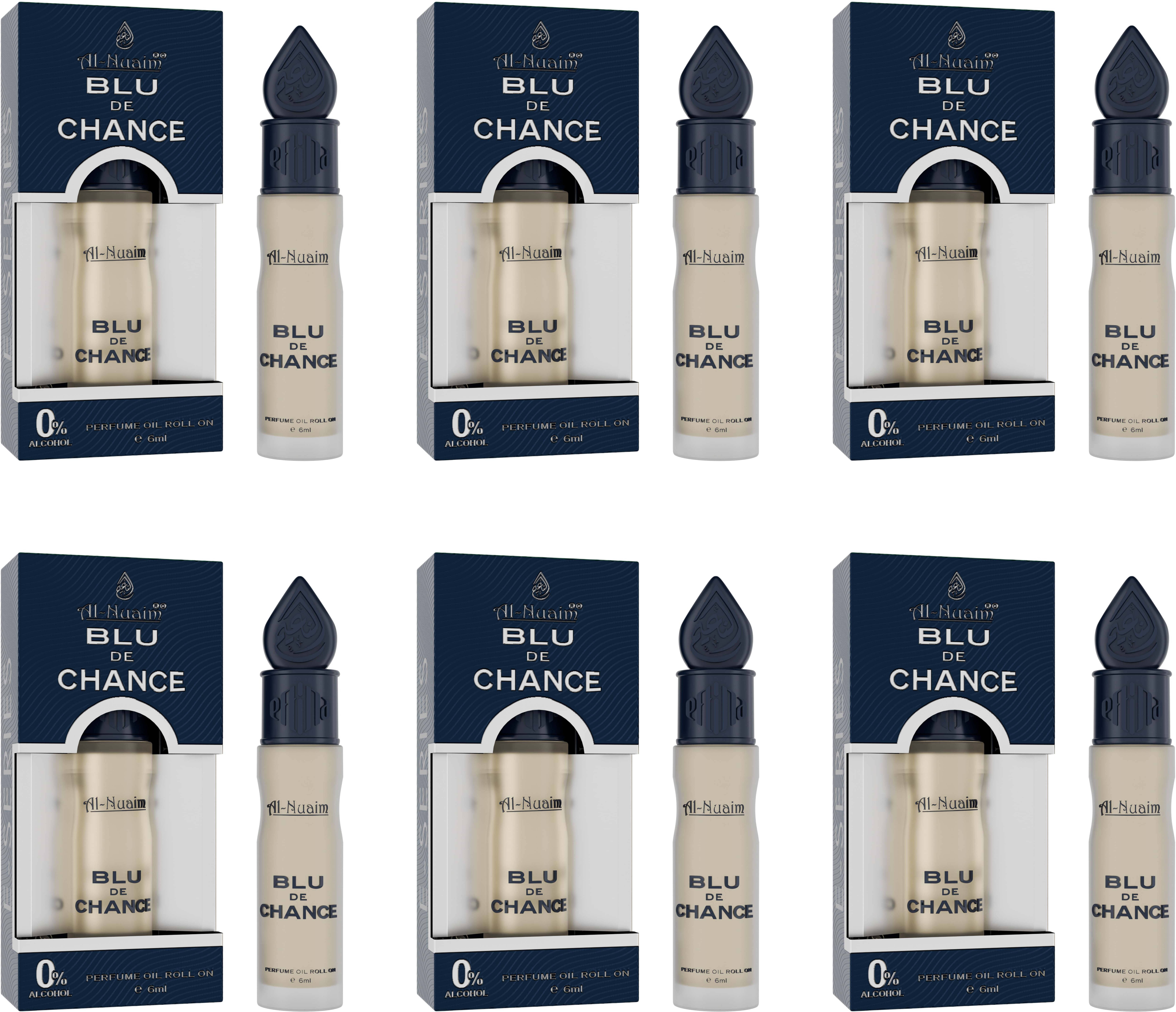     			Al-Nuaim Oud Non- Alcoholic Miniature Attar ( Pack of 6 )