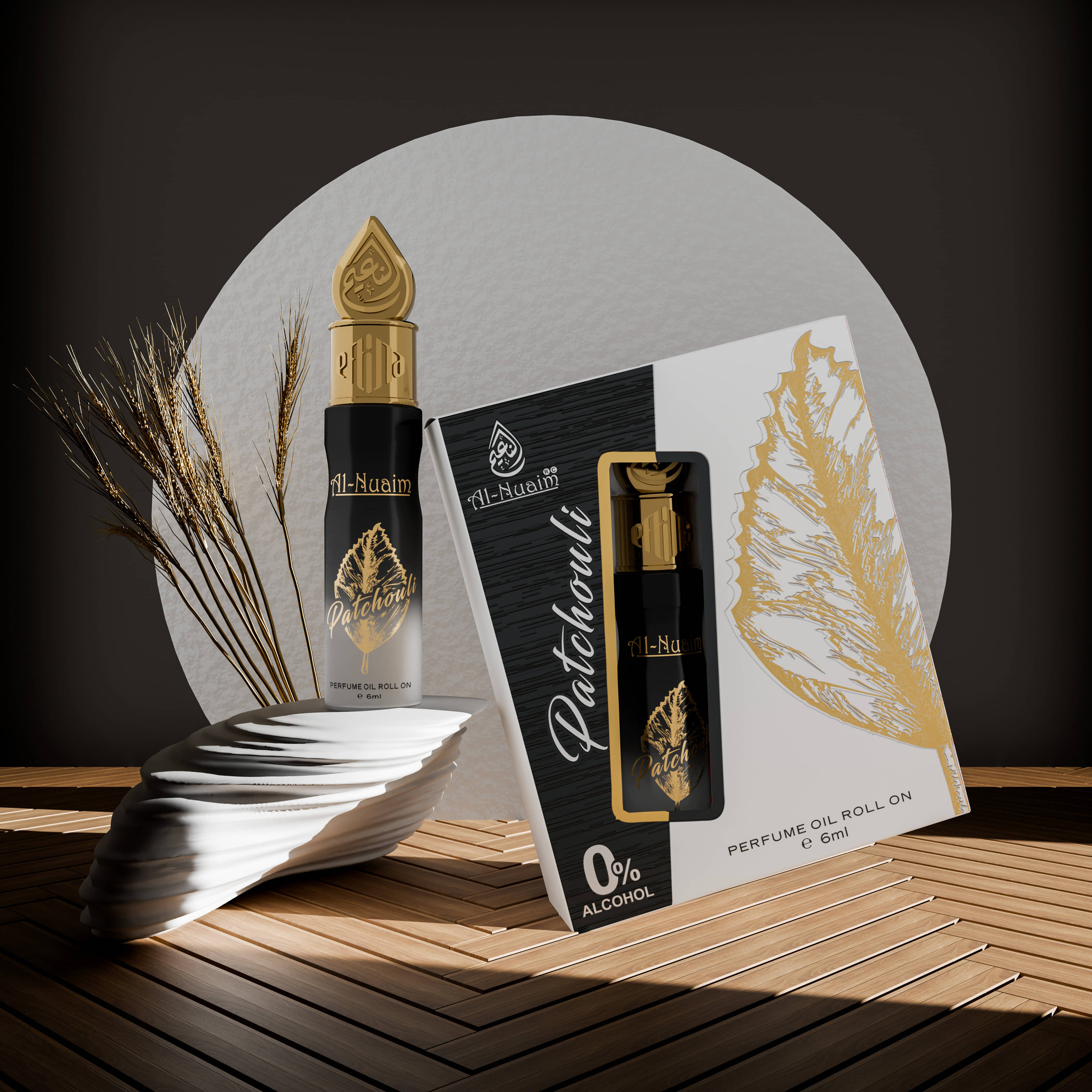     			Al-Nuaim Oud Non- Alcoholic Miniature Attar ( Pack of 1 )