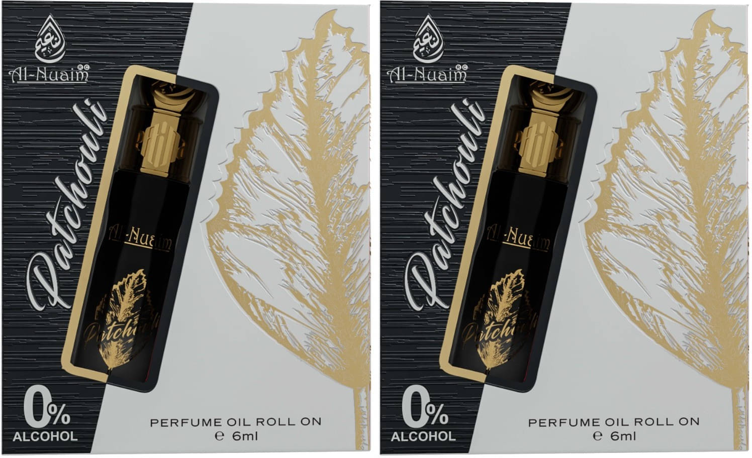     			Al-Nuaim Oud Non- Alcoholic Miniature Attar ( Pack of 2 )
