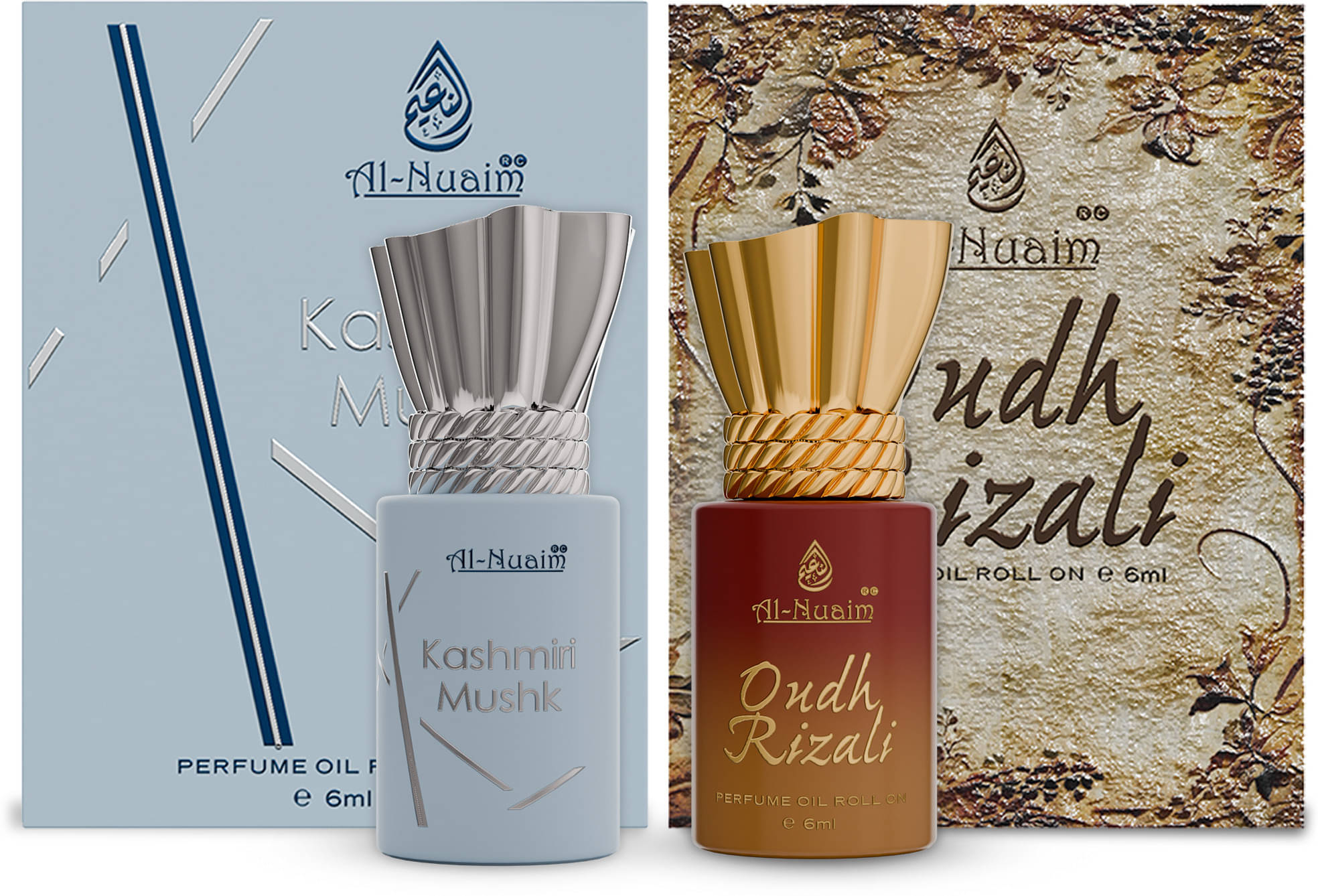     			Al-Nuaim Oud Non- Alcoholic Miniature Attar ( Pack of 2 )