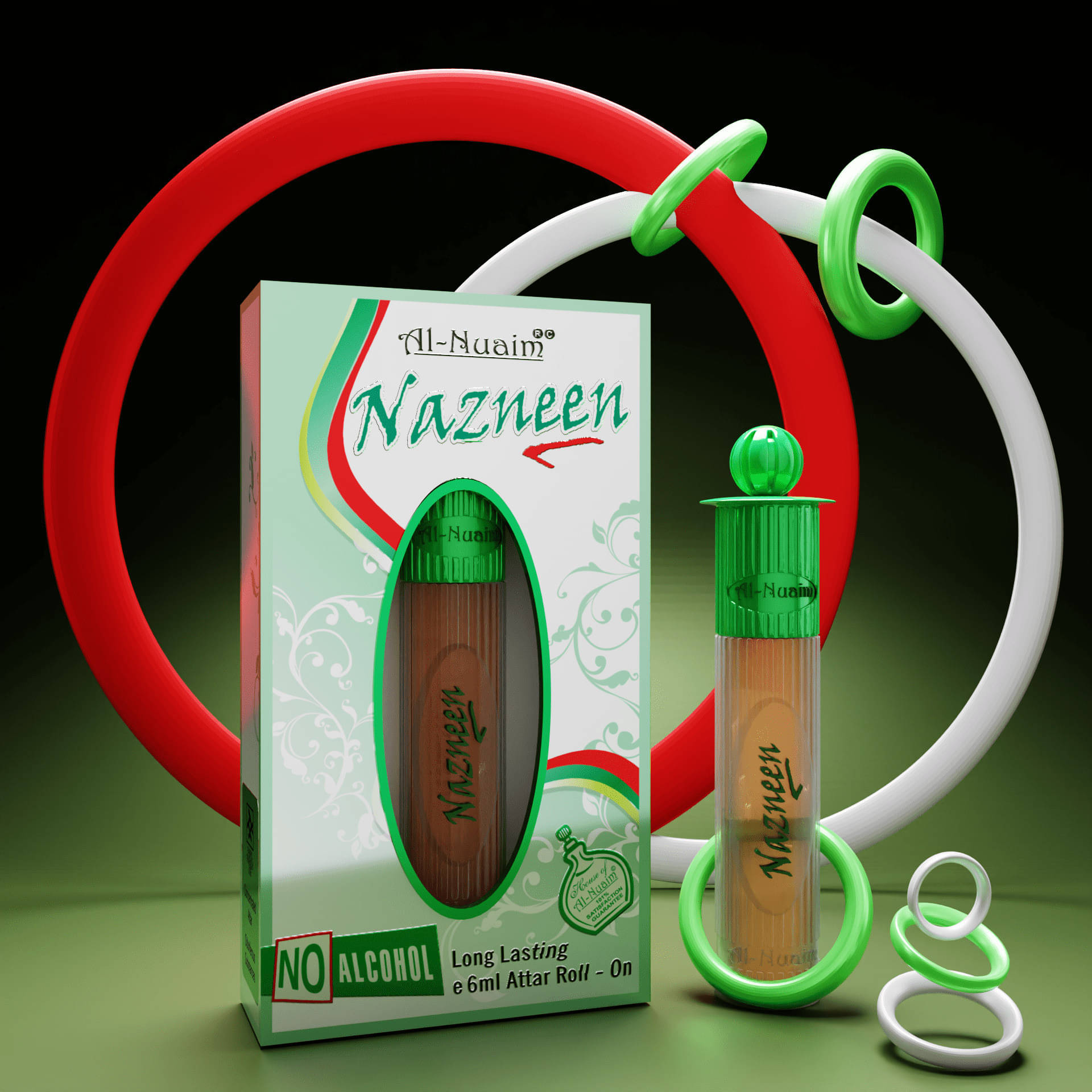     			Al-Nuaim Oud Non- Alcoholic Miniature Attar ( Pack of 1 )