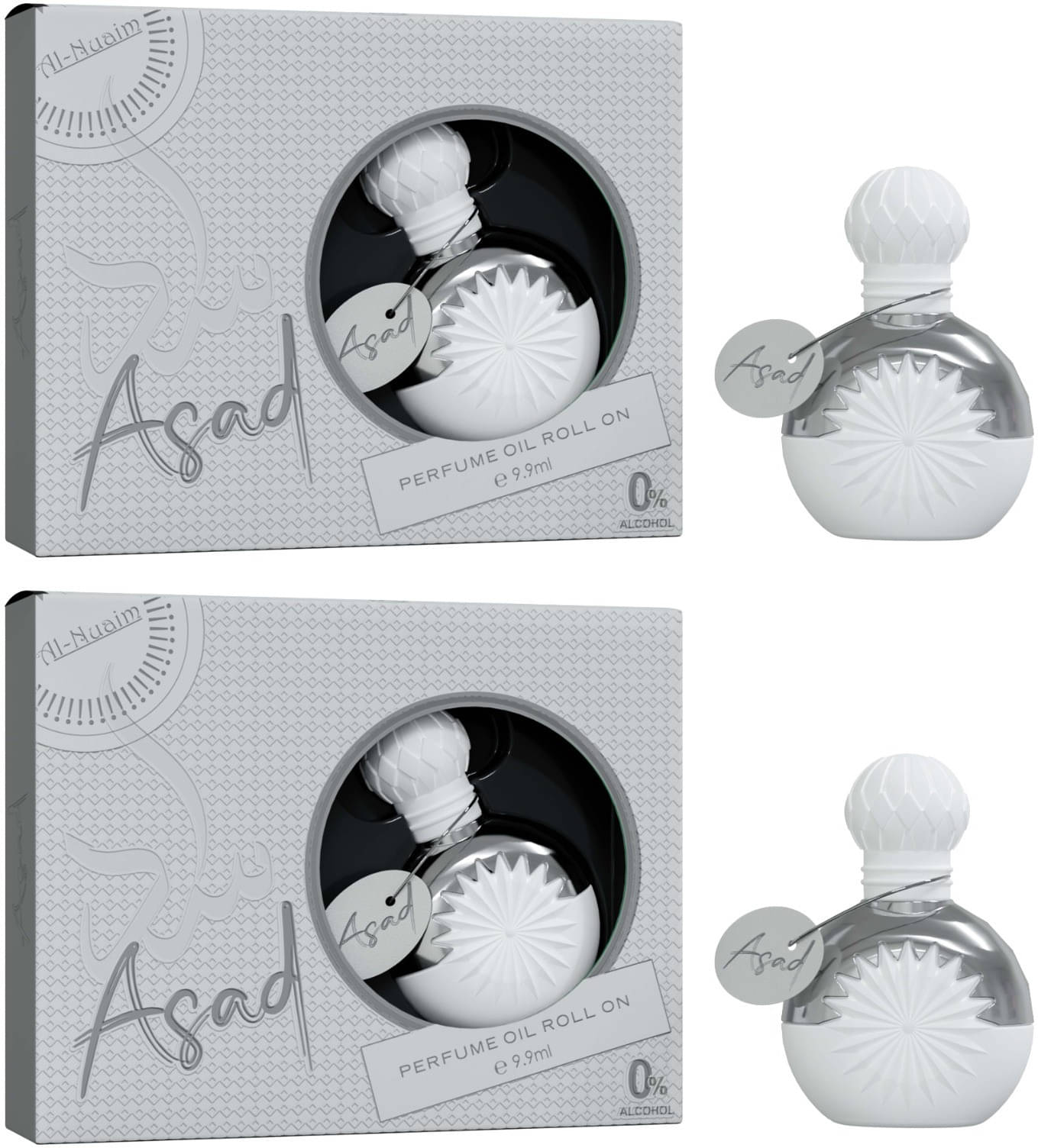     			Al-Nuaim Oud Non- Alcoholic Miniature Attar ( Pack of 1 )