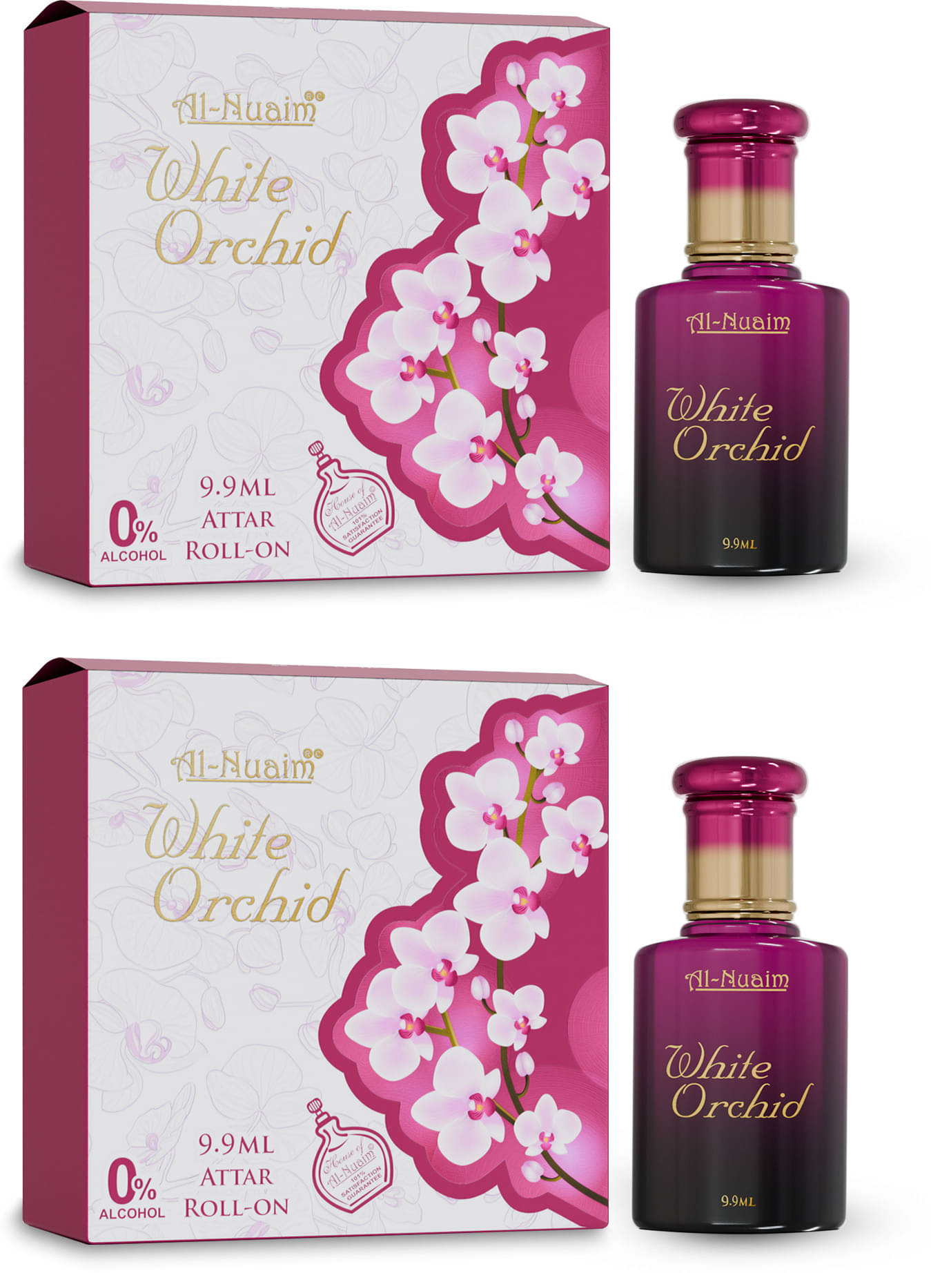     			Al-Nuaim Oud Non- Alcoholic Miniature Attar ( Pack of 2 )