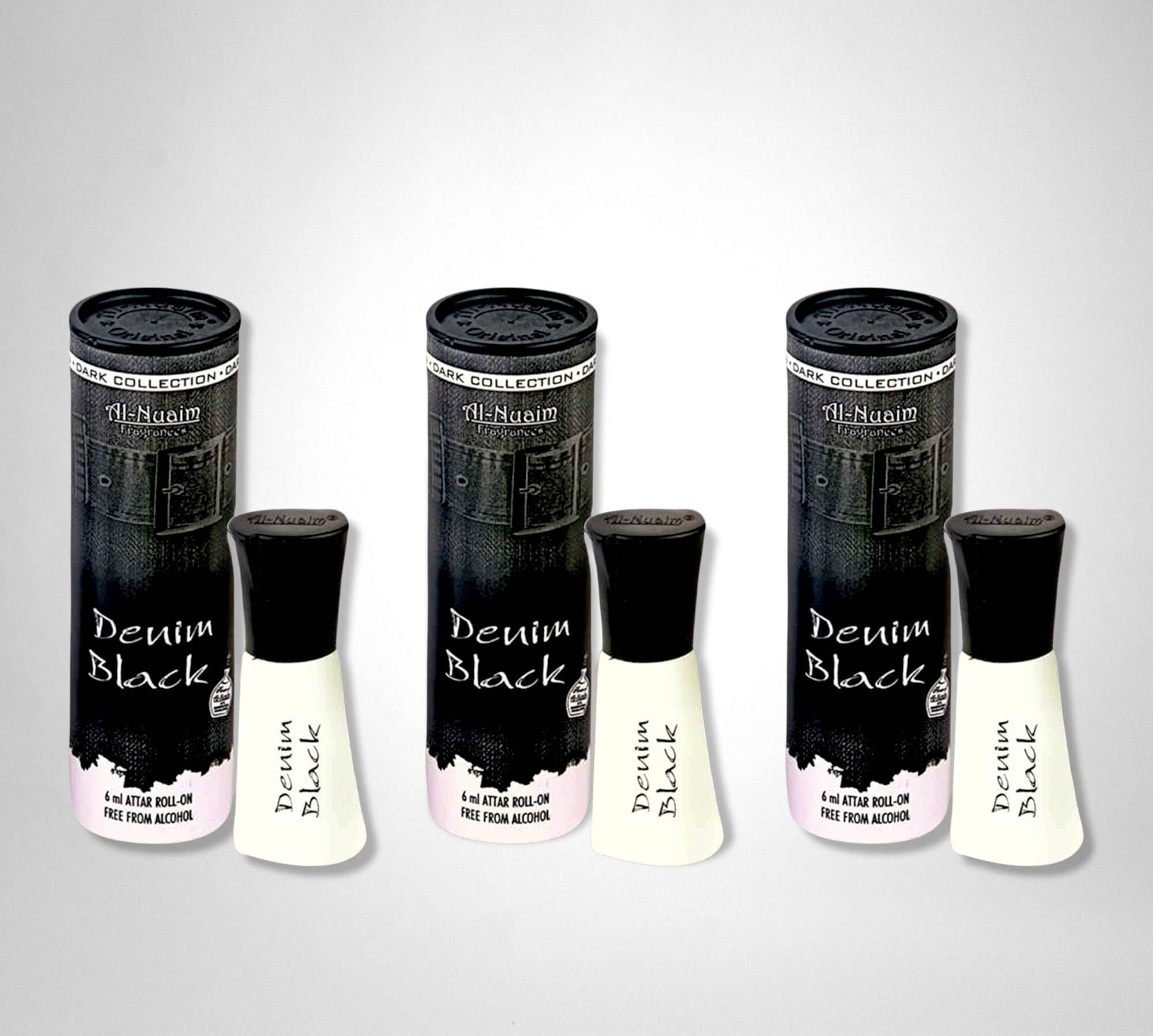     			Al-Nuaim Oud Non- Alcoholic Miniature Attar ( Pack of 3 )