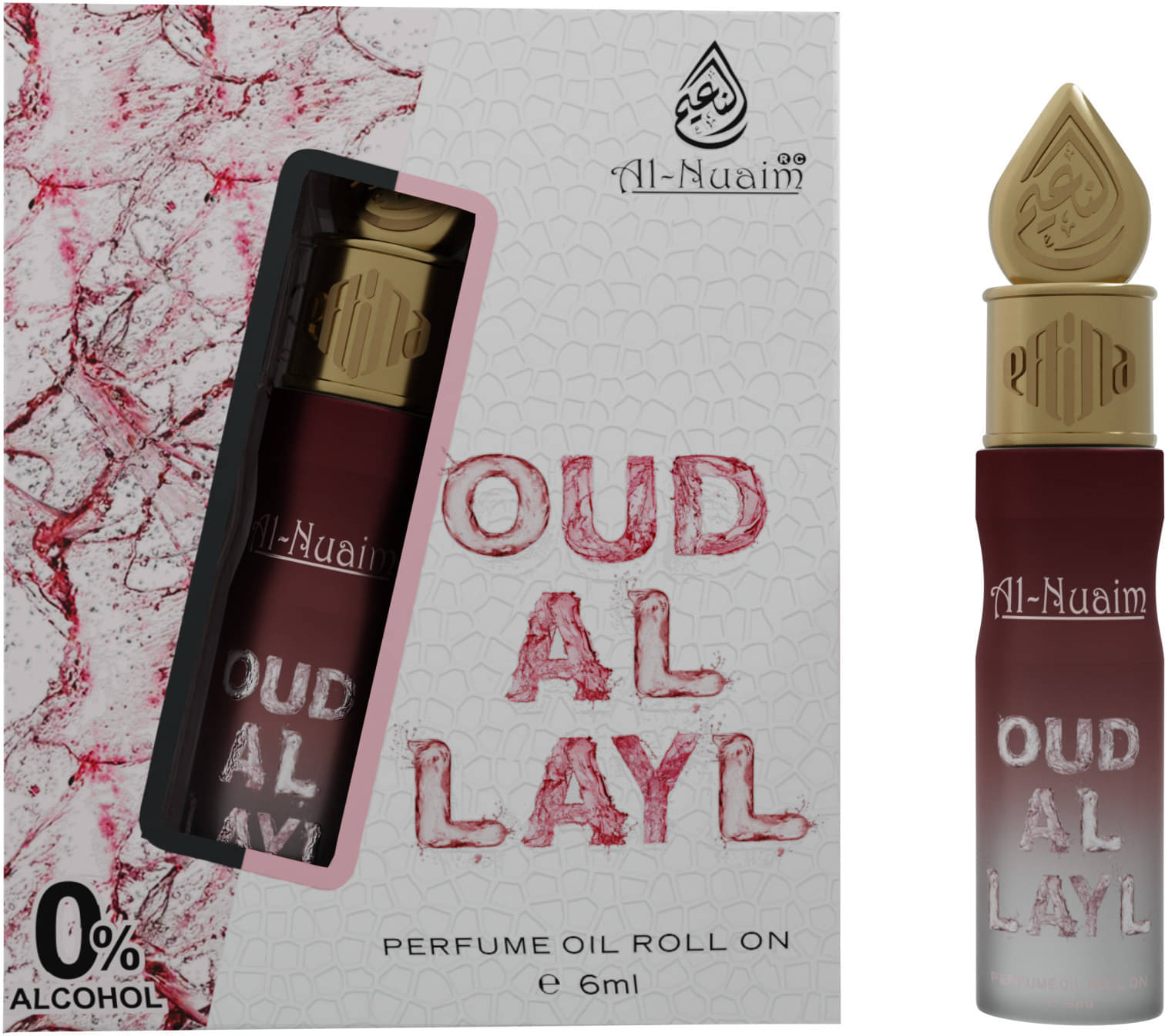     			Al-Nuaim Oud Non- Alcoholic Miniature Attar ( Pack of 1 )