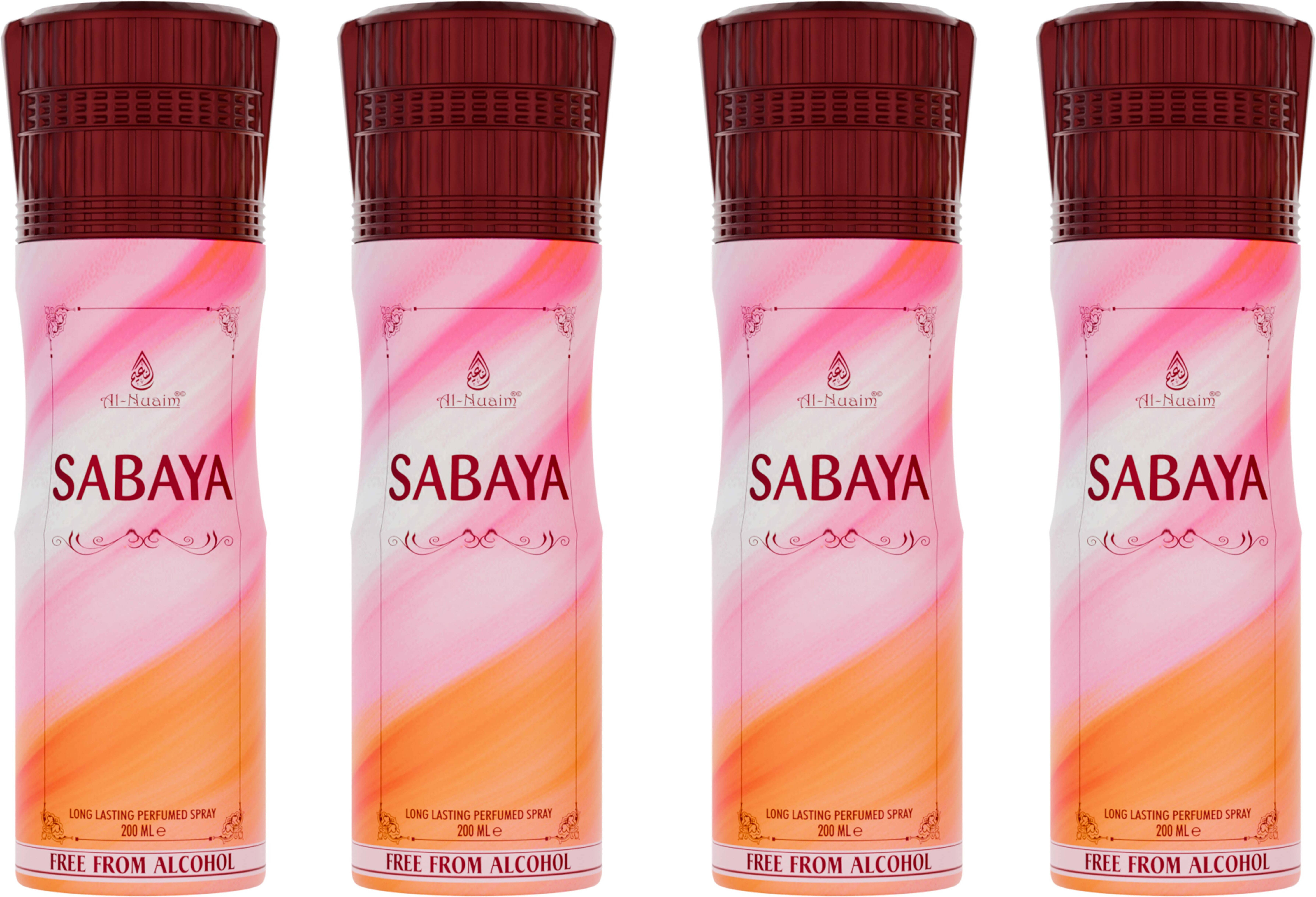    			Al-Nuaim Sabaya Deodorant Spray for Unisex 100 ml ( Pack of 4 )