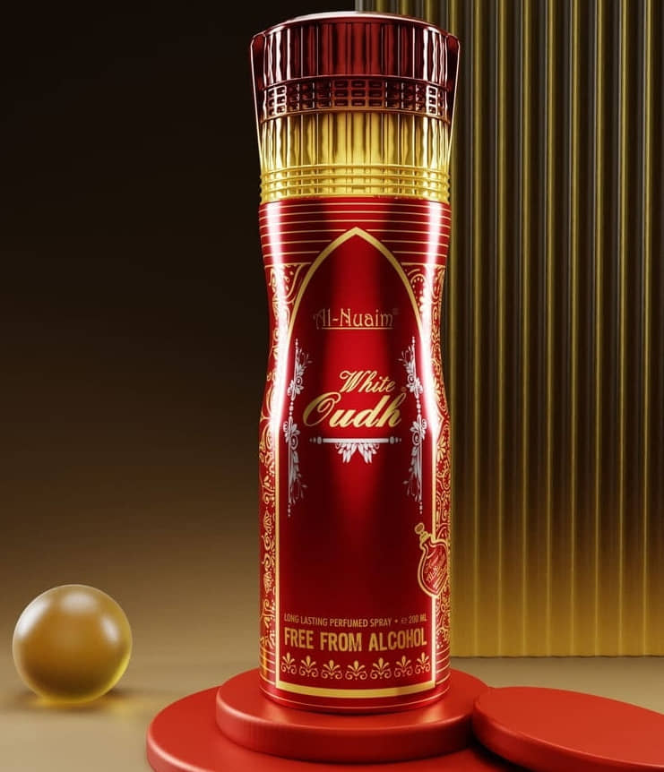 Al-Nuaim White oudh 200 ml deo Deodorant Spray for Unisex 100 ml ( Pack of 1 )