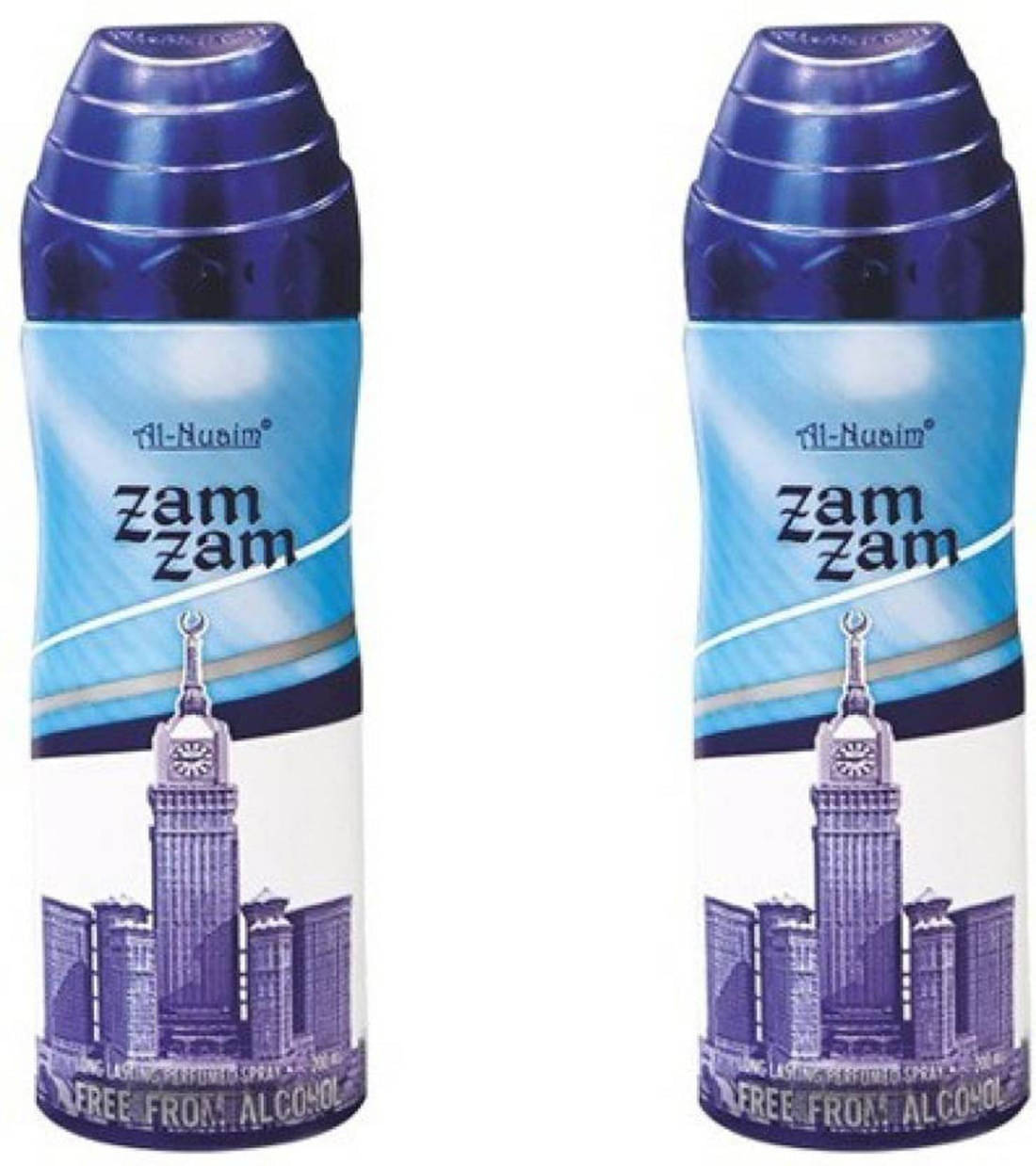    			Al-Nuaim Zam Zam Deodorant for Men 200ml Deodor Deodorant Spray for Unisex 100 ml ( Pack of 2 )