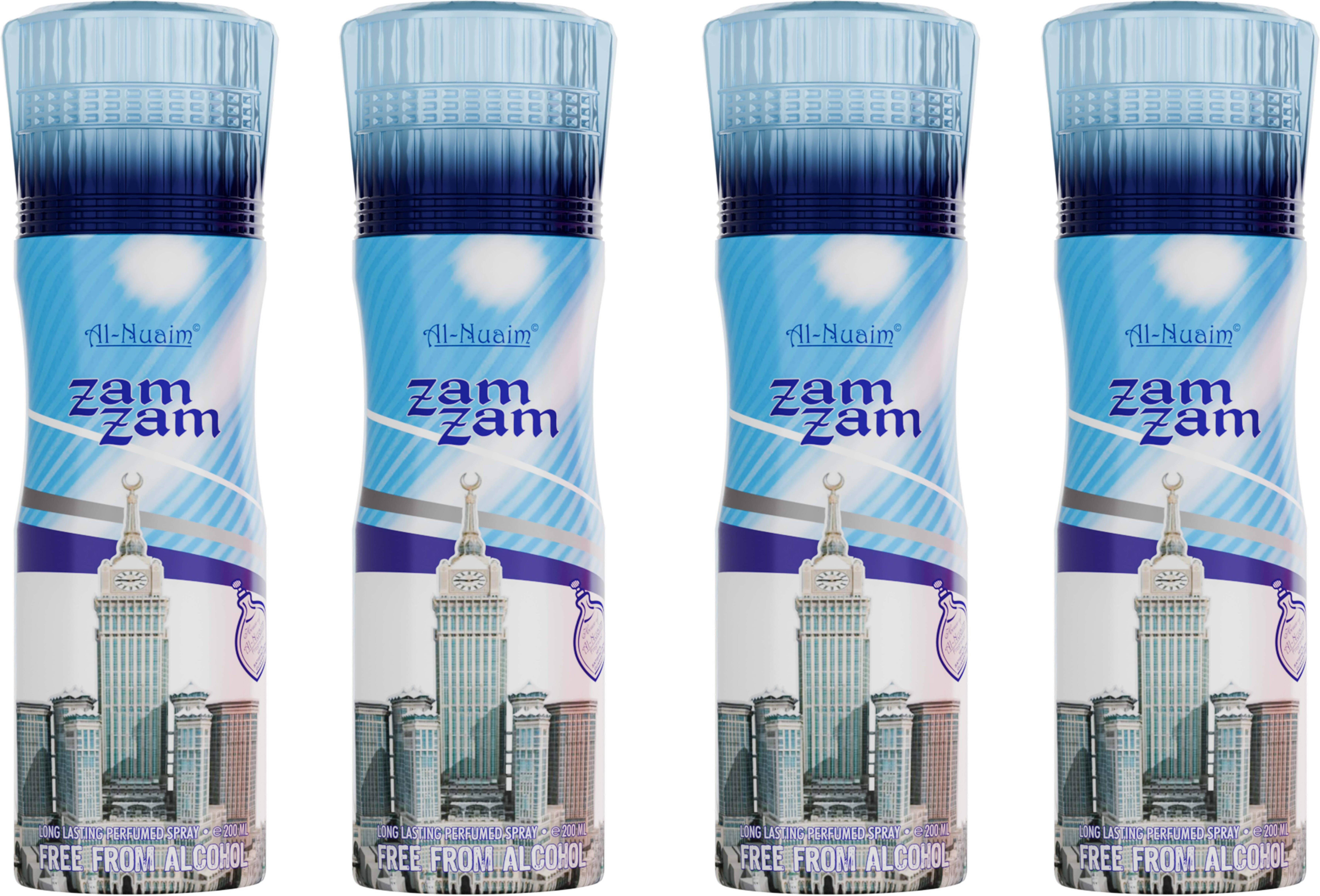     			Al-Nuaim Zam Zam Deodorant Spray for Unisex 100 ml ( Pack of 4 )