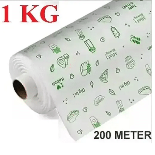     			Butter Wrapping Paper 1 Kg. Food Wrapping Paper Roll. Re-heatable Non Stick Paper, Oven Safe Parchment Paper Food Wrapping Paper