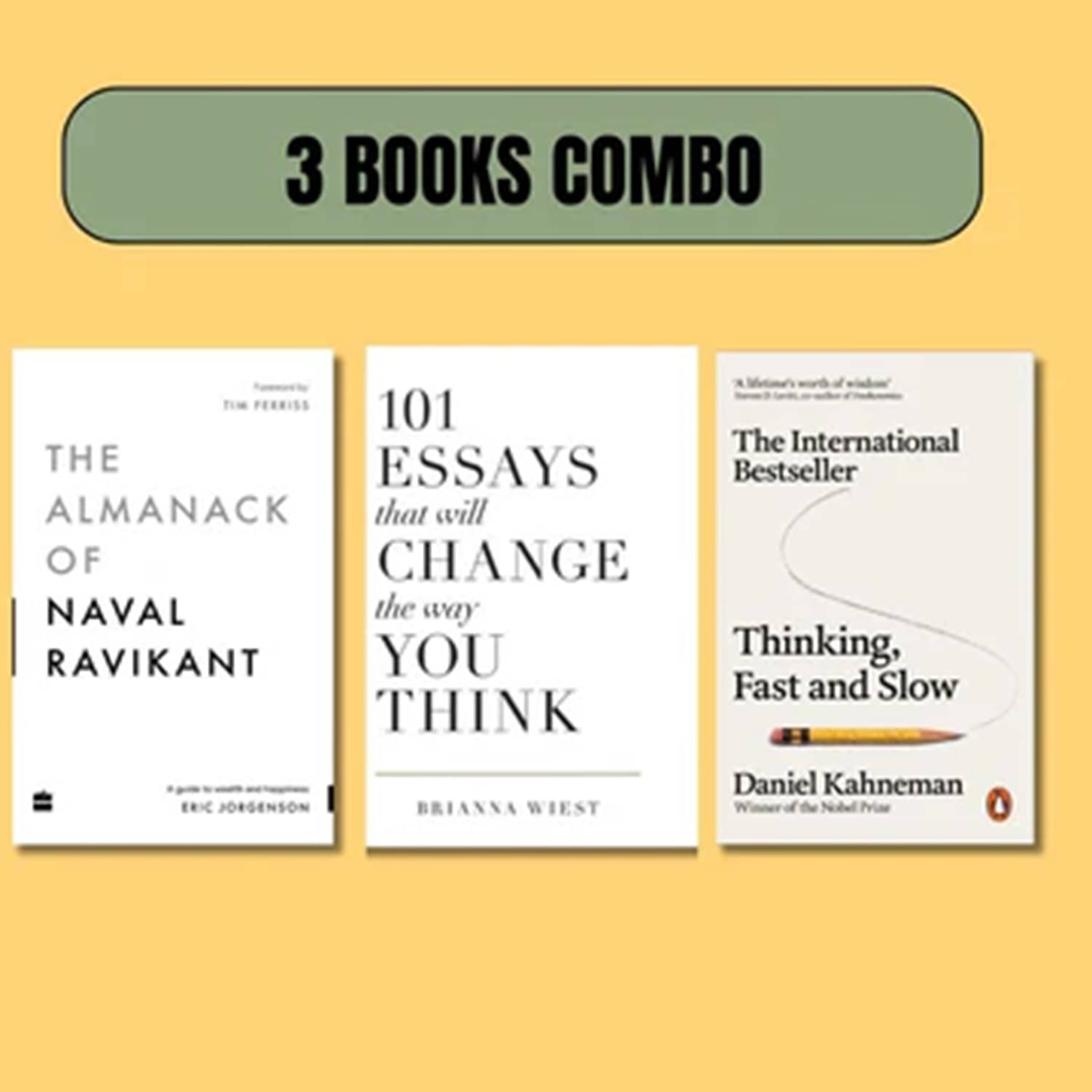(Comboof 3 book ) Almanack of Naval Ravikant—Thinking Fast And Slow—101 Essays (Paperback) (Comboof 3 book ) Almanack of Naval Ravikant—Thinking Fast And Slow—101 Essays (Paperback)