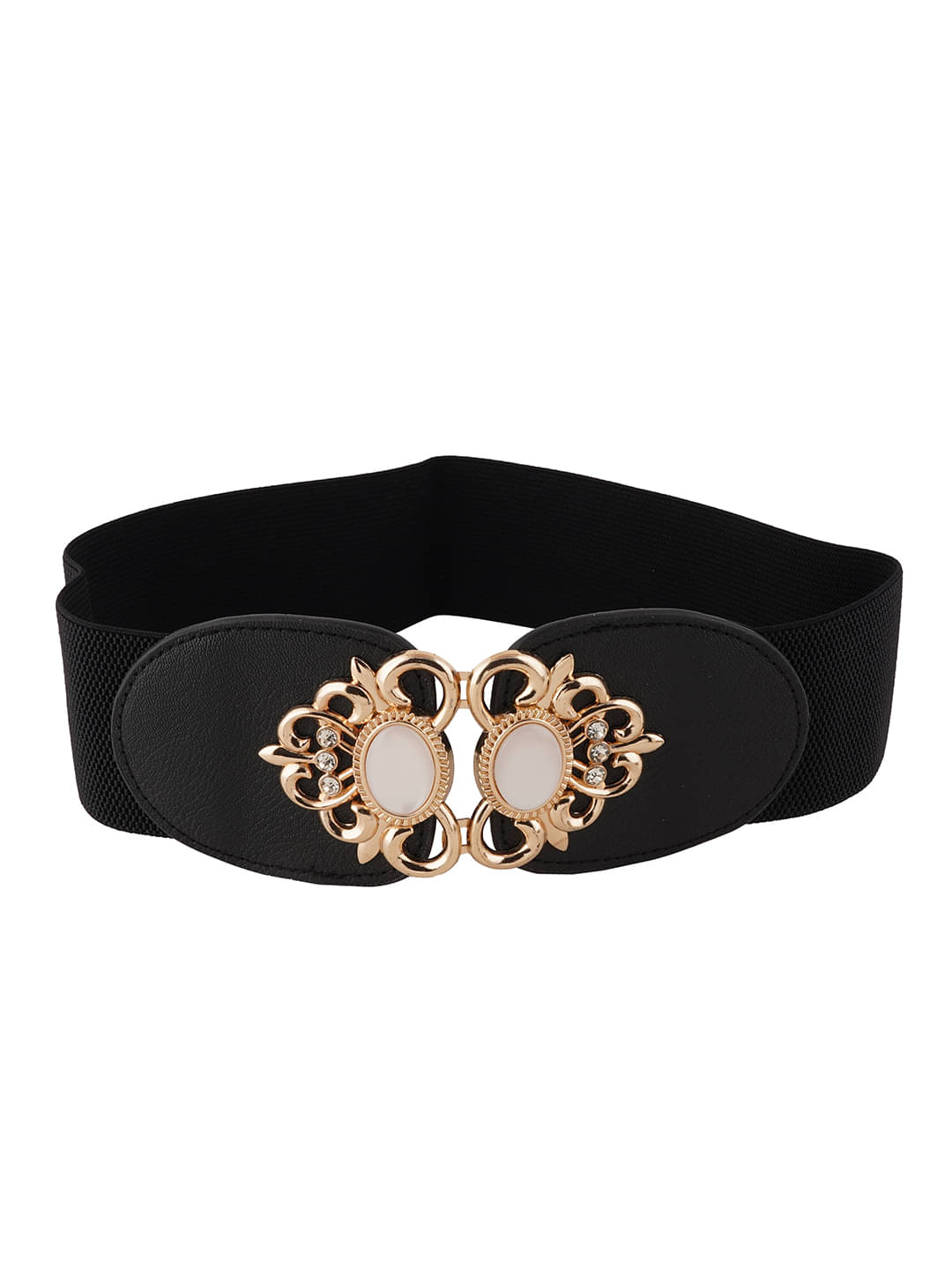     			DAKH Fabric Women's Stretchable Belt ( Pack of 1 )