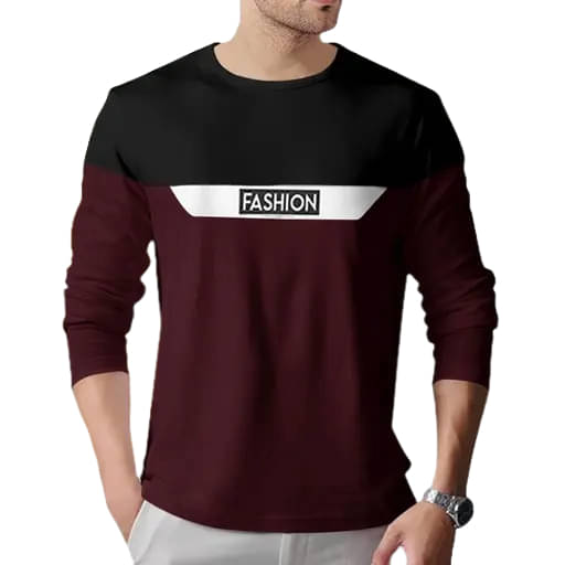 Diaz Men Cotton Regular Fit Printed T-Shirt ( Maroon ) Diaz Men Cotton Regular Fit Printed T-Shirt ( Maroon )