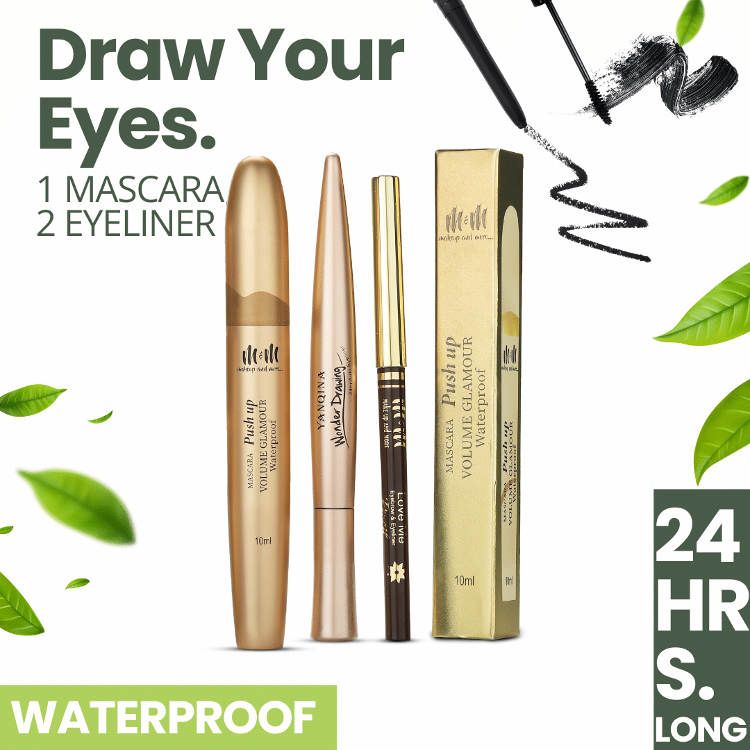     			ELAN BEAUTE Mascara JET BLACK Black Pack of 3