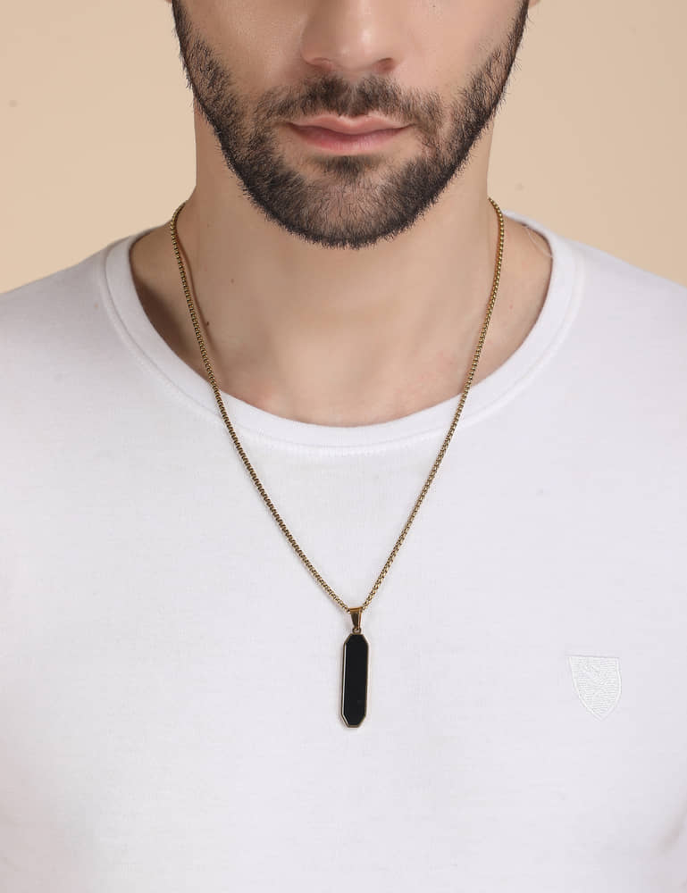 FASHION FRILL Gold Pendant ( Pack of 1 )