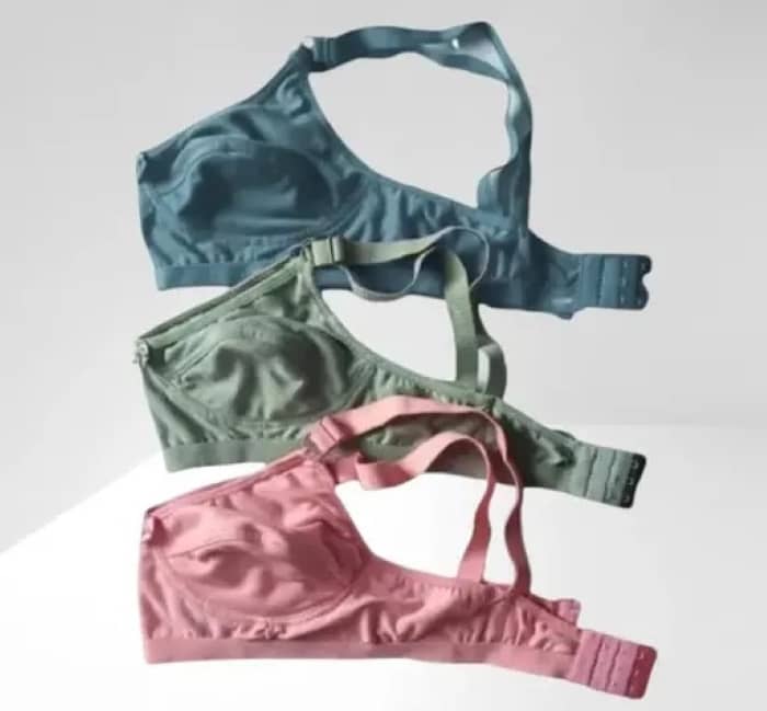 Ishant Pack of 3 Cotton Non Padded Everyday Bra For Women ( Blue,Pink,Green )