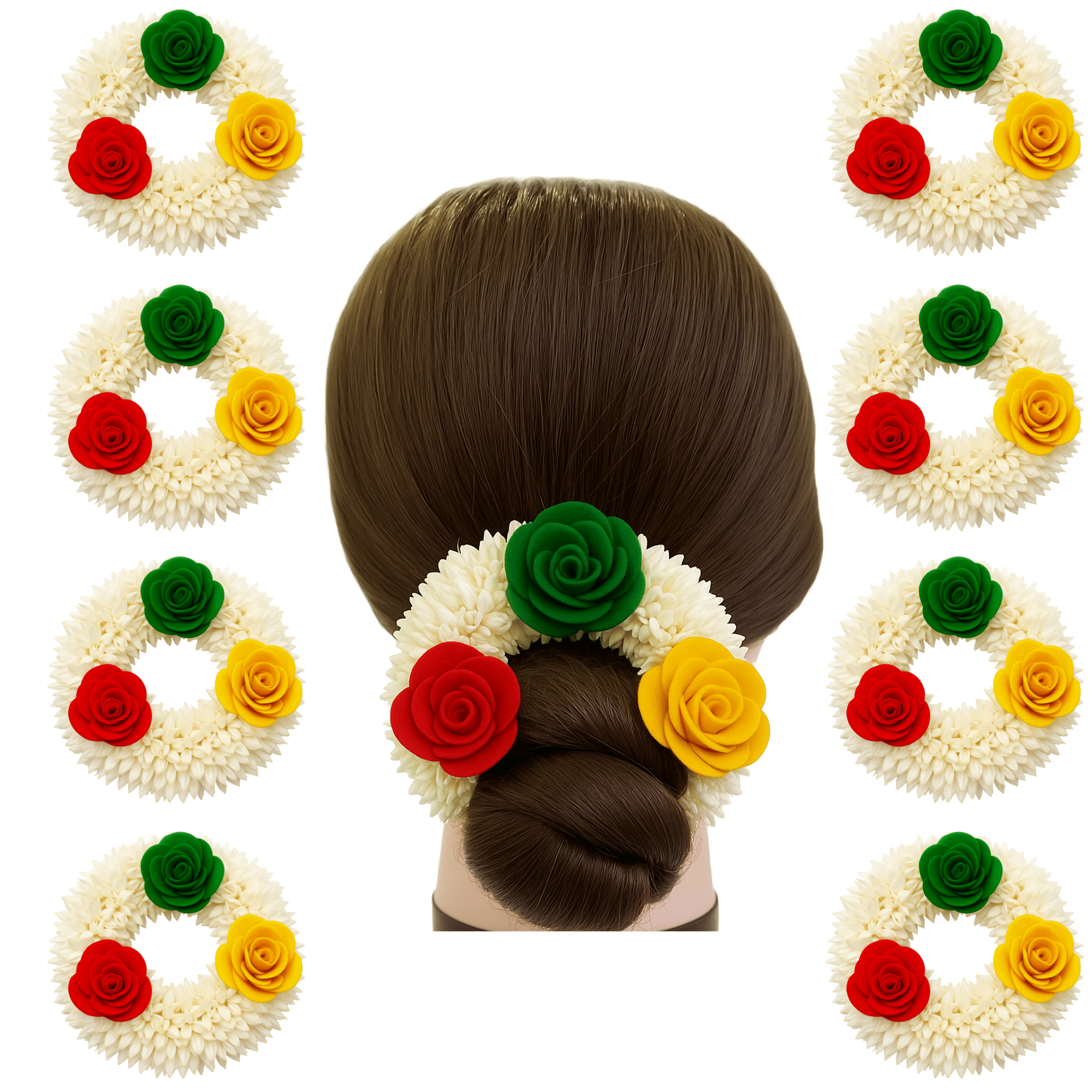     			Kailash Creation Global Multi Women's Scrunchie ( Pack of 8 )