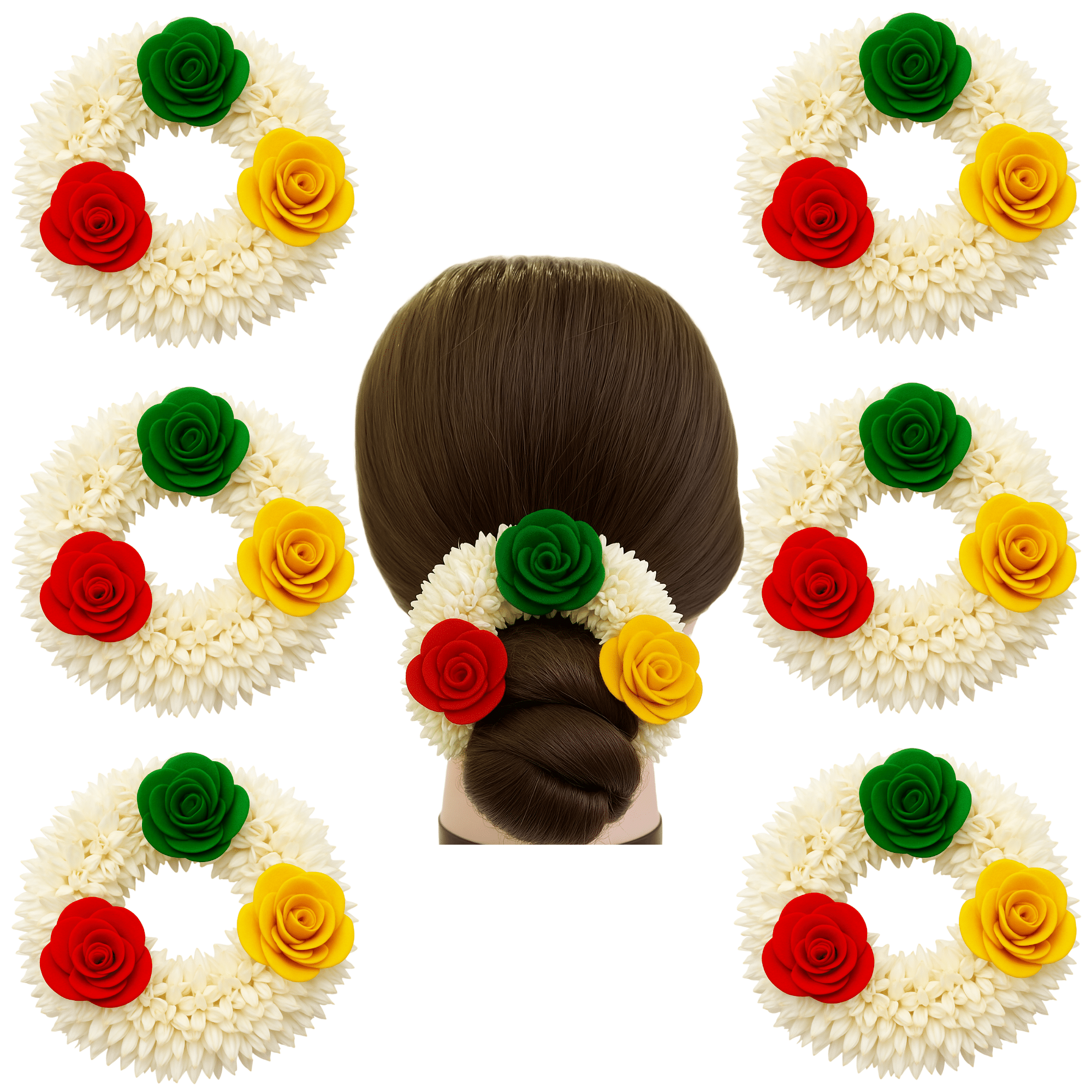     			Kailash Creation Global Multi Women's Scrunchie ( Pack of 6 )