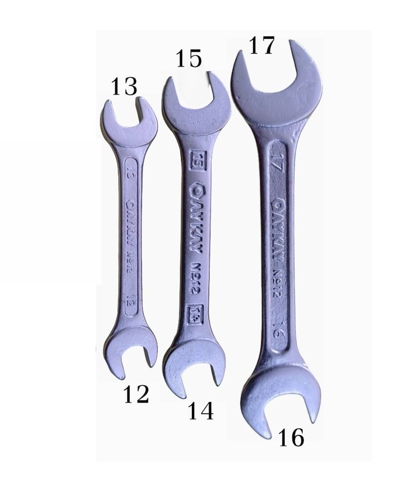 Oaykay Tools Open End Spanner Set of 3 Pc Oaykay Tools Open End Spanner Set of 3 Pc