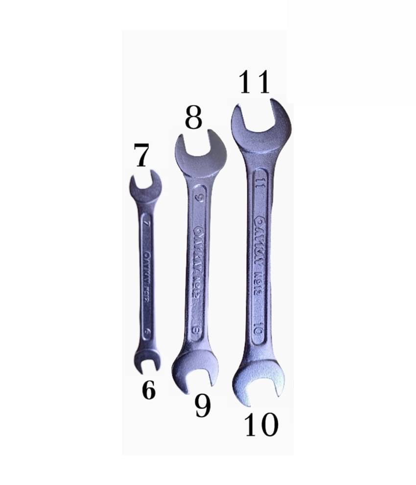 Oaykay Tools Open End Spanner Set of 3 Pc Oaykay Tools Open End Spanner Set of 3 Pc