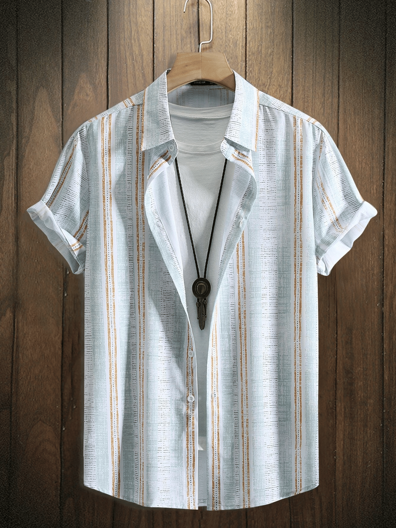 PAVICHA Rayon Flex Regular Fit Printed Half Sleeves Men's Casual Shirt - Lavender ( Pack of 1 ) PAVICHA Rayon Flex Regular Fit Printed Half Sleeves Men's Casual Shirt - Lavender ( Pack of 1 )