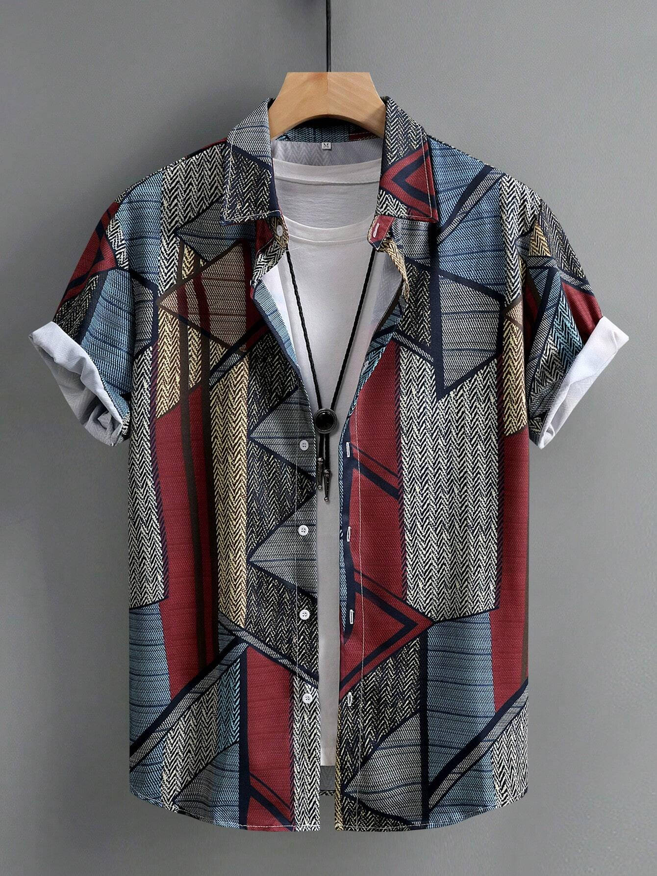 PAVICHA Rayon Flex Regular Fit Printed Half Sleeves Men's Casual Shirt - Maroon ( Pack of 1 ) PAVICHA Rayon Flex Regular Fit Printed Half Sleeves Men's Casual Shirt - Maroon ( Pack of 1 )