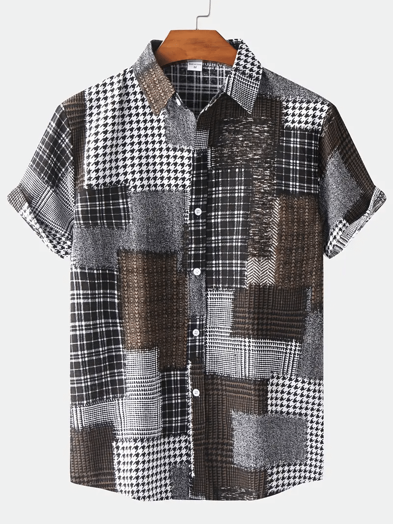 PAVICHA Rayon Flex Regular Fit Printed Half Sleeves Men's Casual Shirt - Brown ( Pack of 1 ) PAVICHA Rayon Flex Regular Fit Printed Half Sleeves Men's Casual Shirt - Brown ( Pack of 1 )