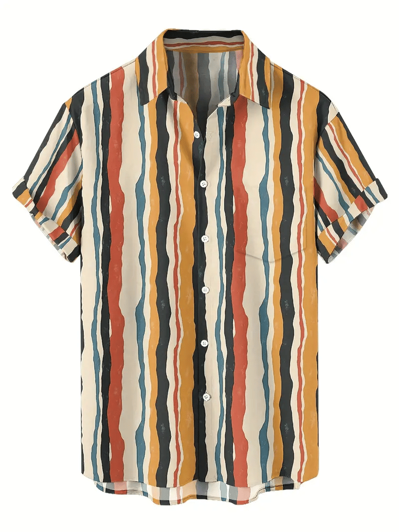     			PAVICHA Rayon Flex Regular Fit Printed Half Sleeves Men's Casual Shirt - Multi ( Pack of 1 )