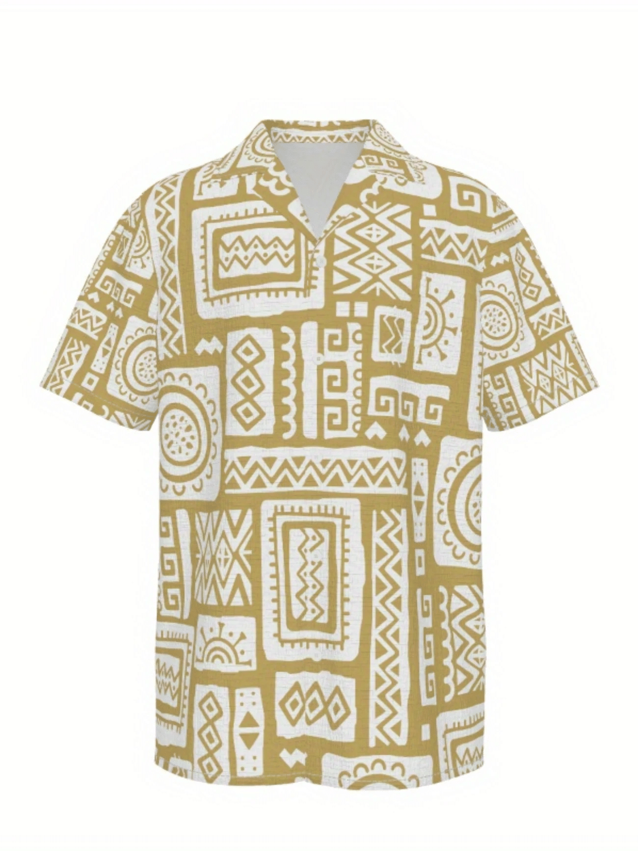     			PAVICHA Rayon Flex Regular Fit Printed Half Sleeves Men's Casual Shirt - Olive ( Pack of 1 )