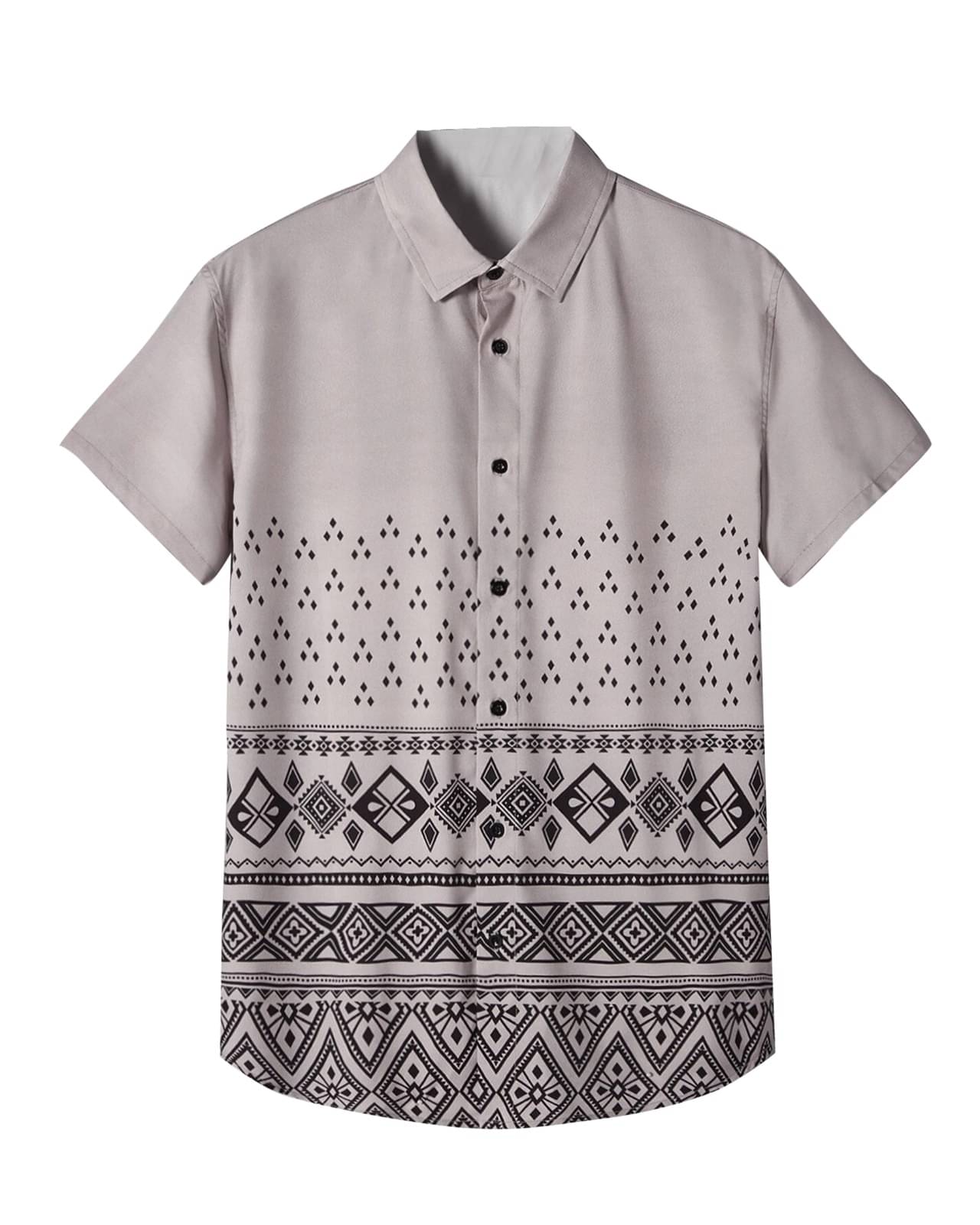     			PAVICHA Rayon Flex Regular Fit Printed Half Sleeves Men's Casual Shirt - Coffee ( Pack of 1 )