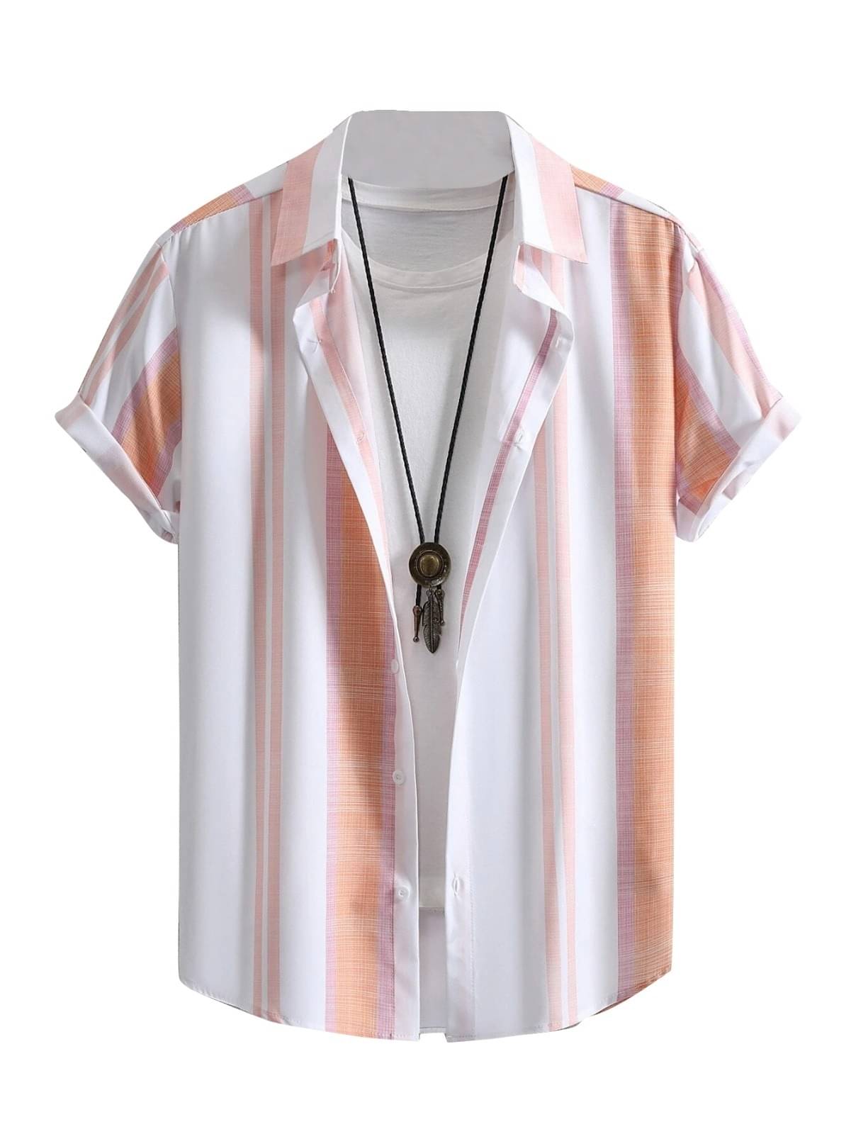 PAVICHA Rayon Flex Regular Fit Printed Half Sleeves Men's Casual Shirt - Orange ( Pack of 1 ) PAVICHA Rayon Flex Regular Fit Printed Half Sleeves Men's Casual Shirt - Orange ( Pack of 1 )